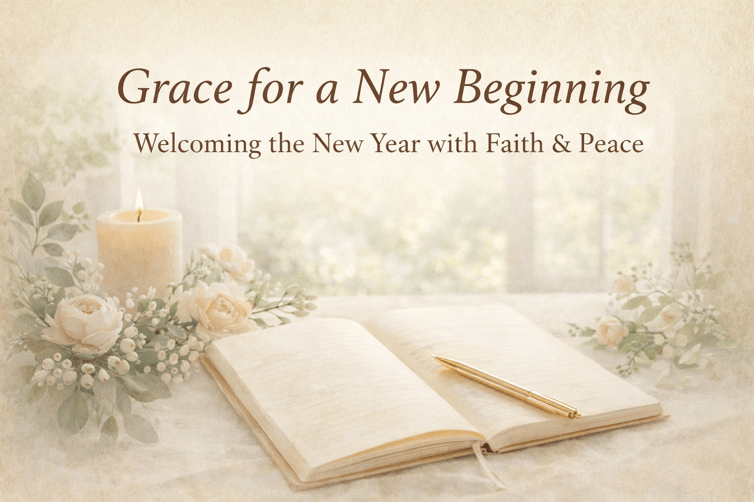 Grace for a New Beginning: Welcoming the New Year with Faith, Peace, a ...