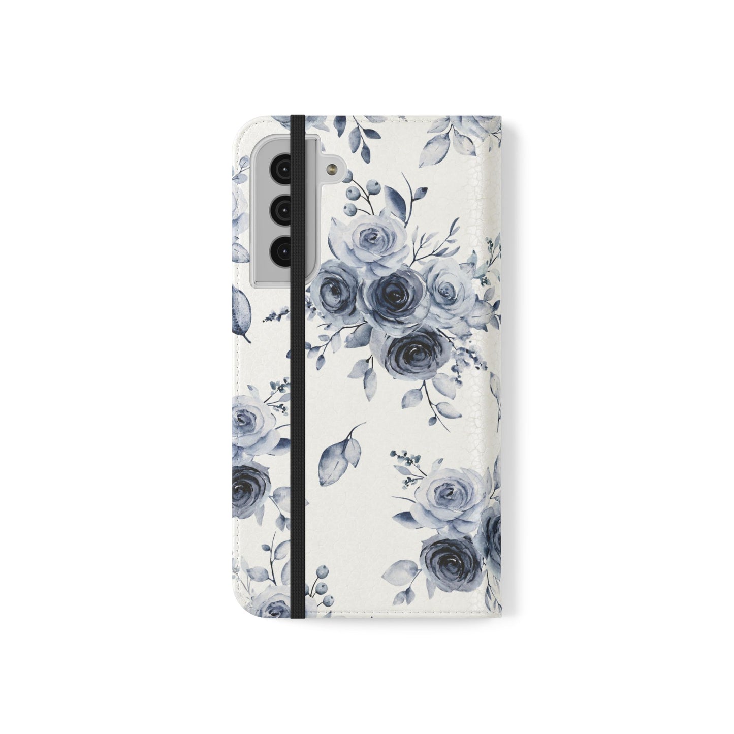 Blue Willow Rose iPhone Flip Case — Blue Willow Rose Collection | Southern Belle & Sea™