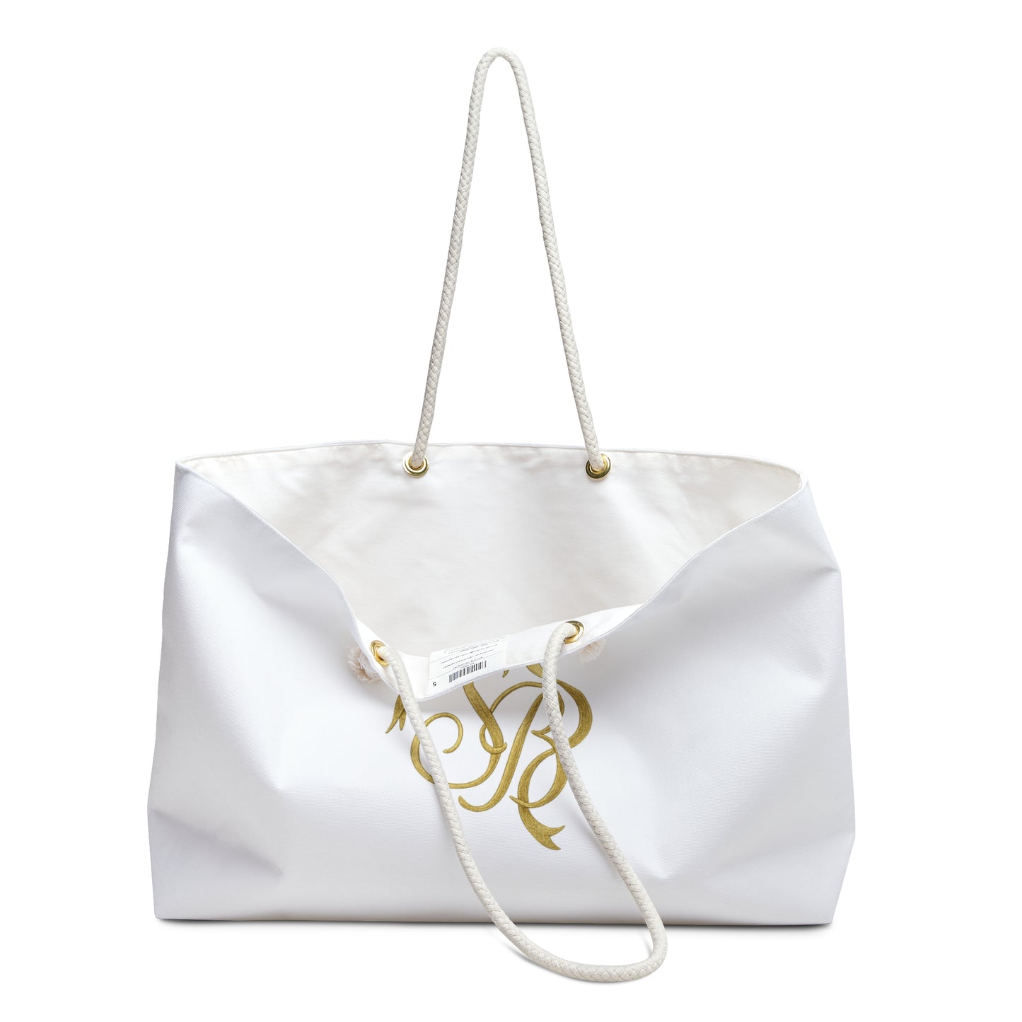 Chic Coastal Weekender Tote — SB Monogram | Southern Belle & Sea™