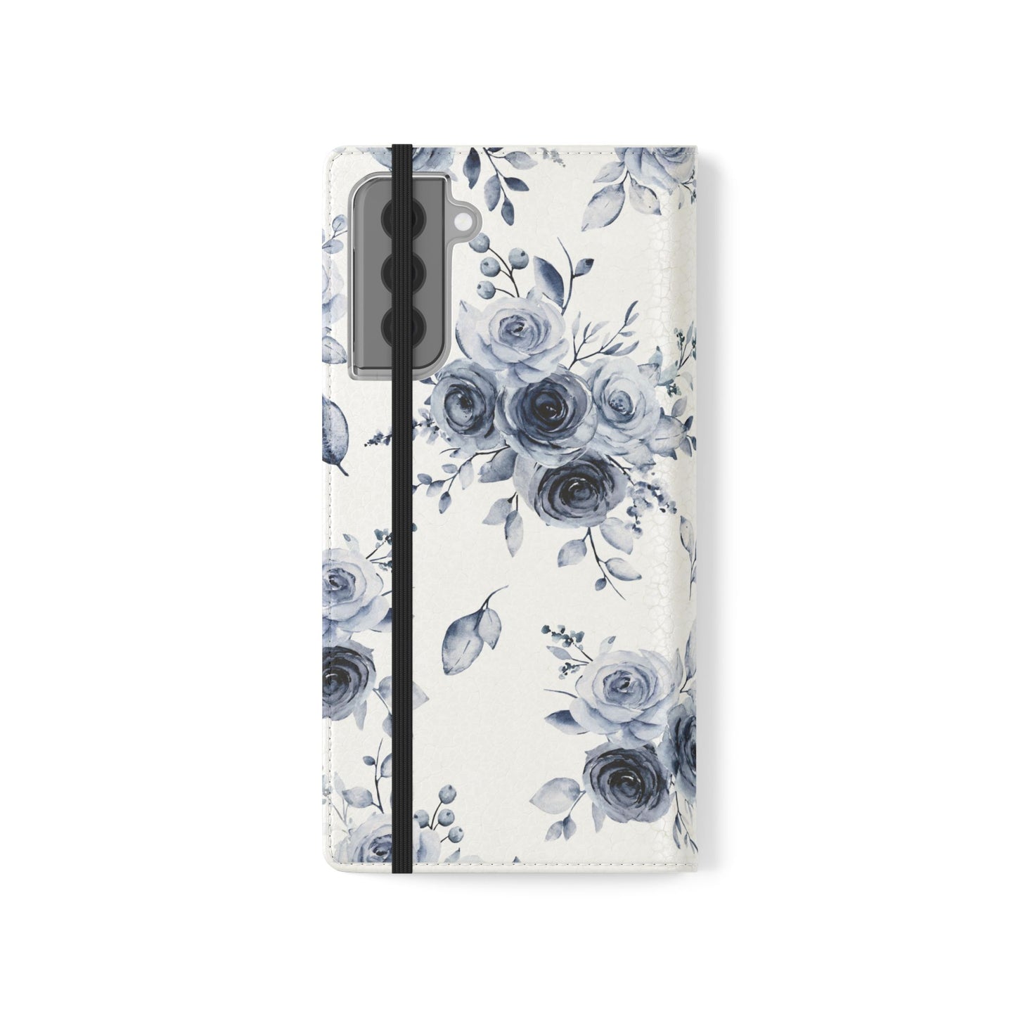 Blue Willow Rose iPhone Flip Case — Blue Willow Rose Collection | Southern Belle & Sea™