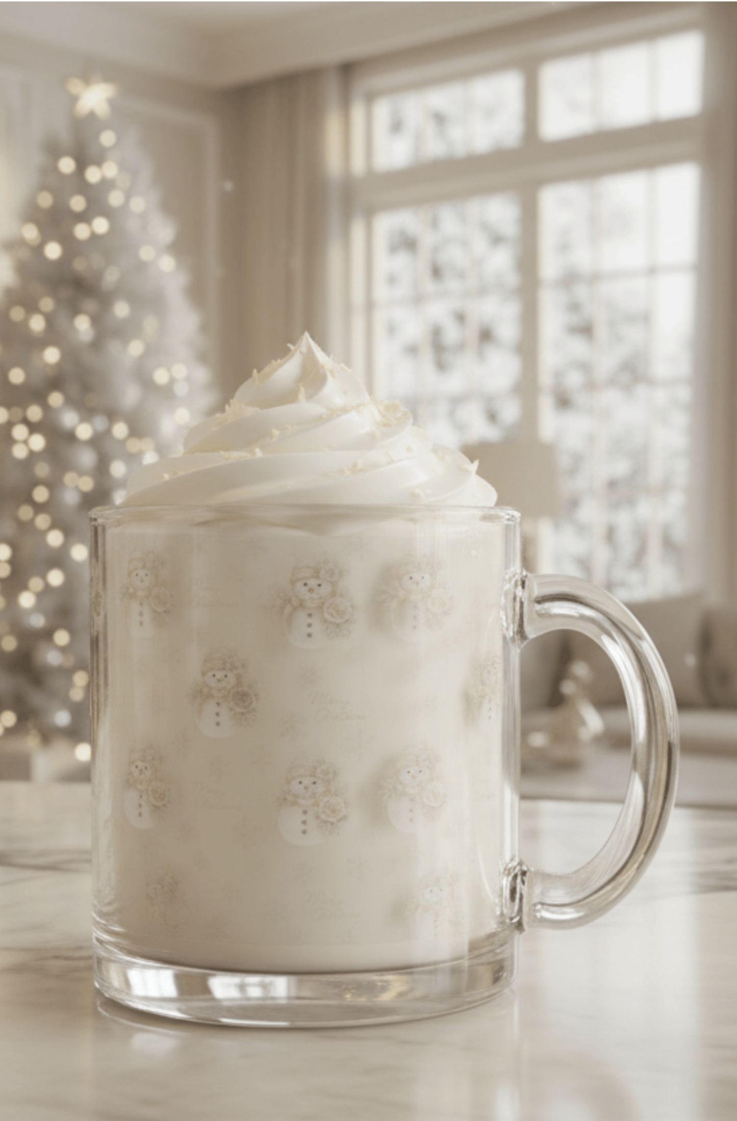 Clear Glass Snowman Mug — Snowman & Winter Grace™ | Southern Belle & Sea™ - Southern Belle & Sea