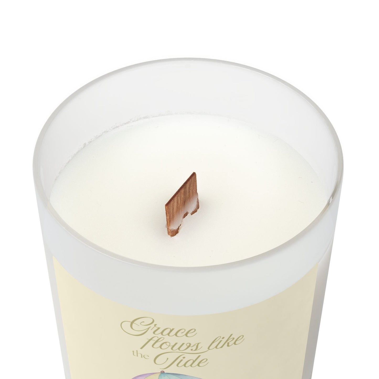 Grace Flows Like the Tide / 11oz Frosted Glass Candle | Southern Belle & Sea™ - Southern Belle & Sea
