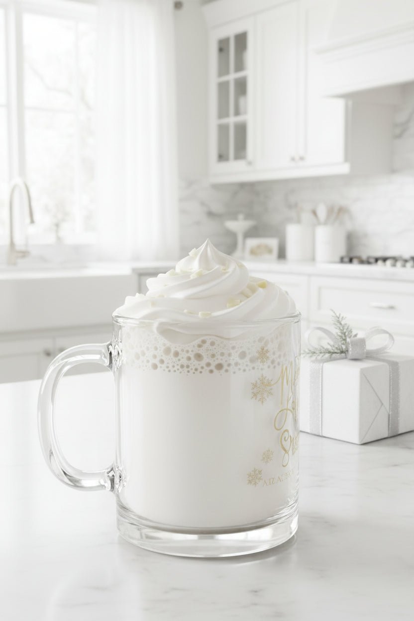 “Let It Snow” Clear Glass Mug | Southern Belle & Sea™ - Southern Belle & Sea