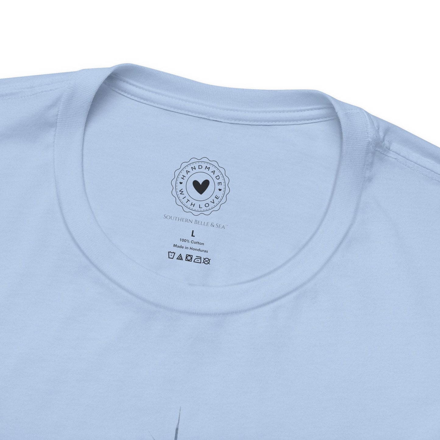 Merry Christ - mas Cross Tee (Blue Cross) | Southern Belle & Sea™ - Southern Belle & Sea