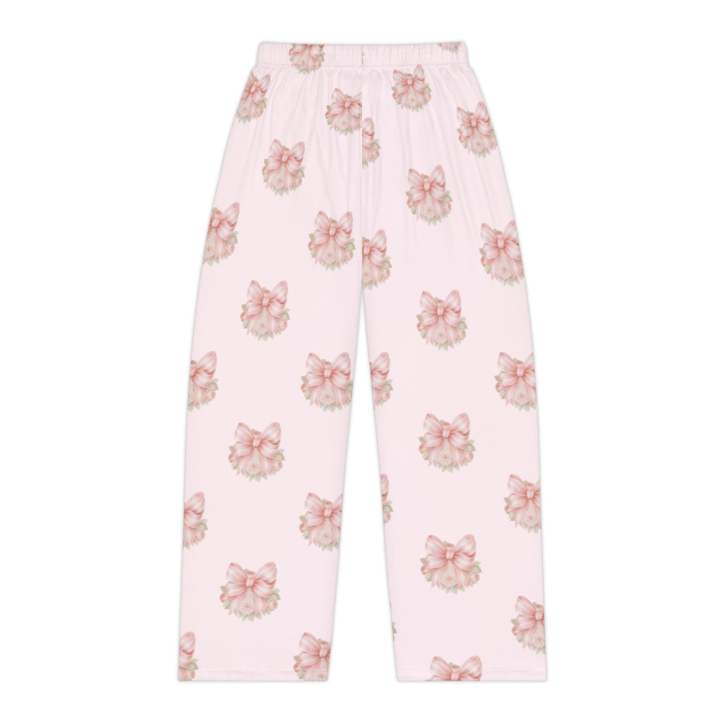 Pink Floral Bow Lounge Pants | Southern Belle & Sea™ - Southern Belle & Sea