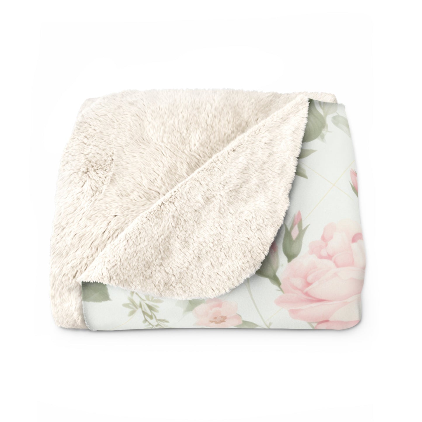 Rachel Grace — Sherpa Fleece Blanket (50" × 60") | Southern Belle & Sea™ - Southern Belle & Sea