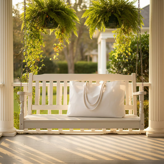 Vintage Botanical “Love” Weekender Bag — 24″ × 13″ Travel Tote | Southern Belle & Sea™ - Southern Belle & Sea