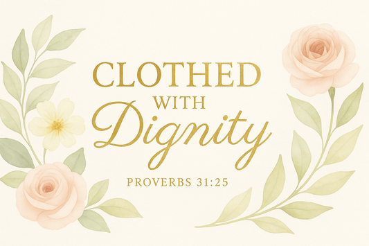 Clothed with Dignity | Southern Belle & Sea™ Grace Notes Blog - Southern Belle & Sea