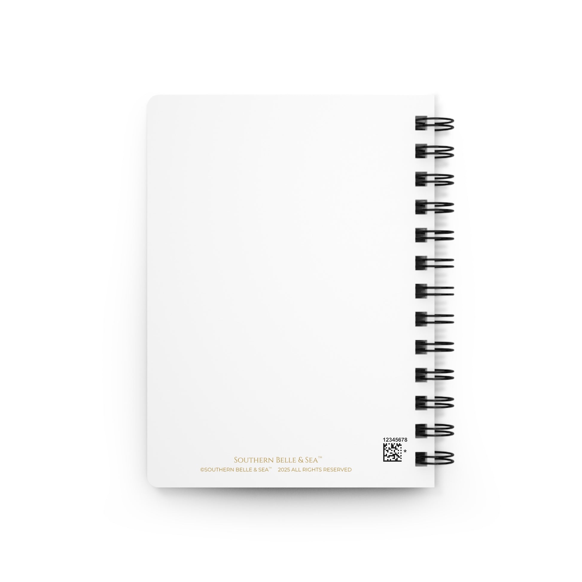 Bridal Journal Back Cover — Southern Vows Edition — Southern Belle & Sea™