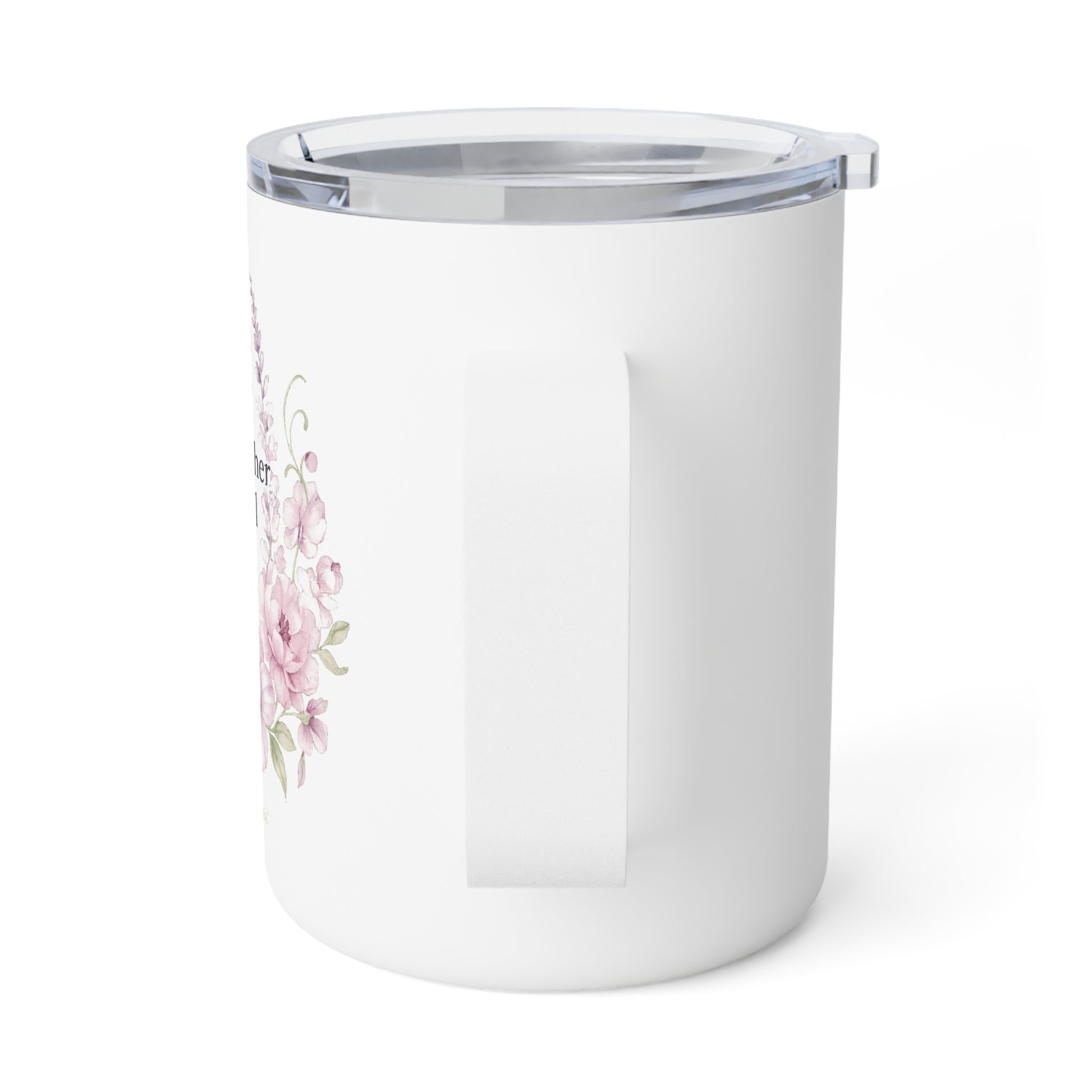 Faith-inspired Psalm 46:5 insulated mug with floral wrap design by Southern Belle & Sea™