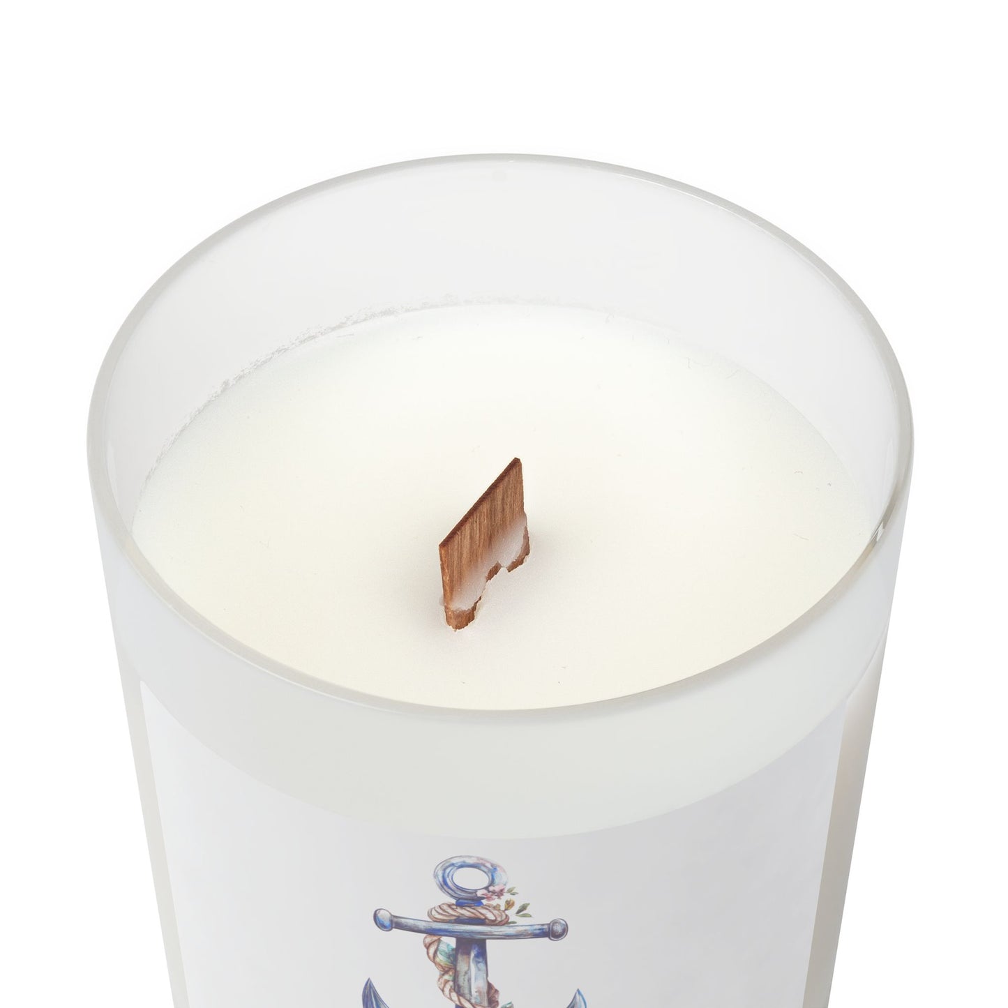Anchored in Christ Frosted Candle — Southern Vows Bridal | Southern Belle & Sea™
