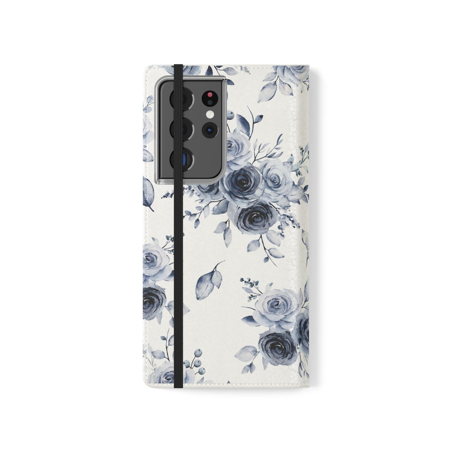 Blue Willow Rose iPhone Flip Case — Blue Willow Rose Collection | Southern Belle & Sea™