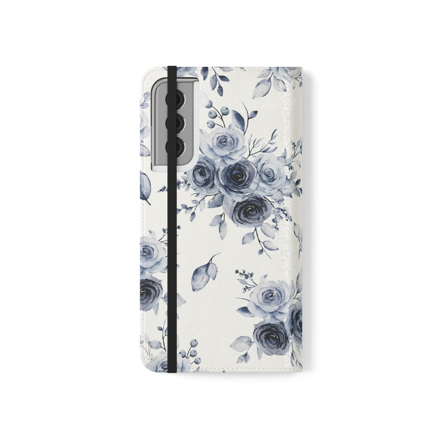 Blue Willow Rose iPhone Flip Case — Blue Willow Rose Collection | Southern Belle & Sea™
