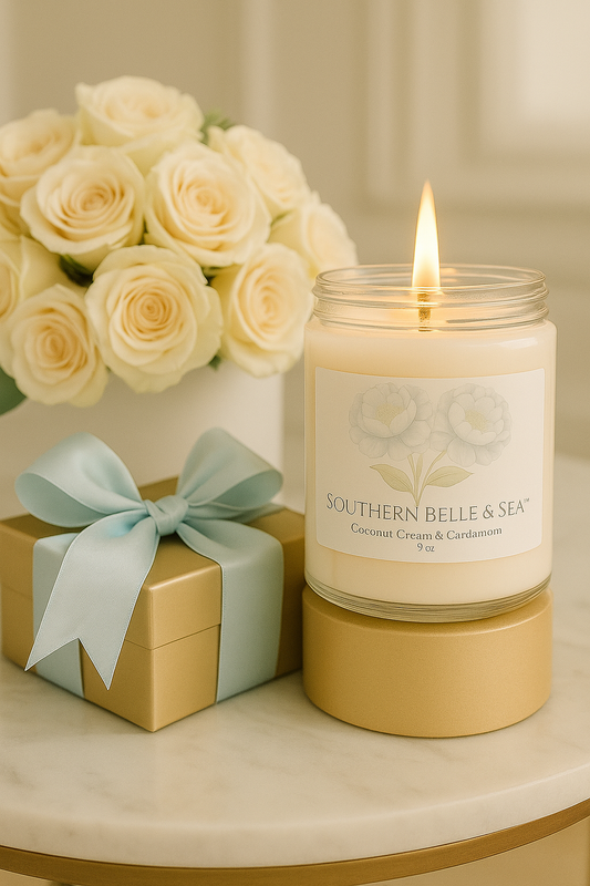Coconut Cream & Cardamom Candle | Southern Belle & Sea™