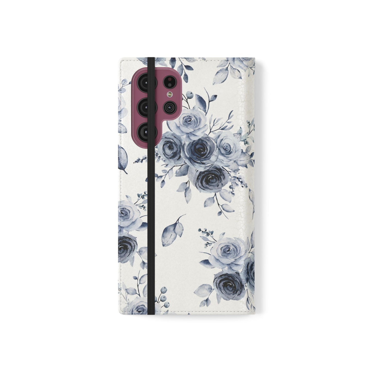 Blue Willow Rose iPhone Flip Case — Blue Willow Rose Collection | Southern Belle & Sea™
