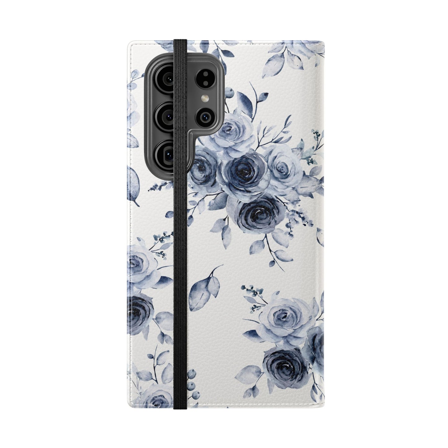 Blue Willow Rose iPhone Flip Case — Blue Willow Rose Collection | Southern Belle & Sea™