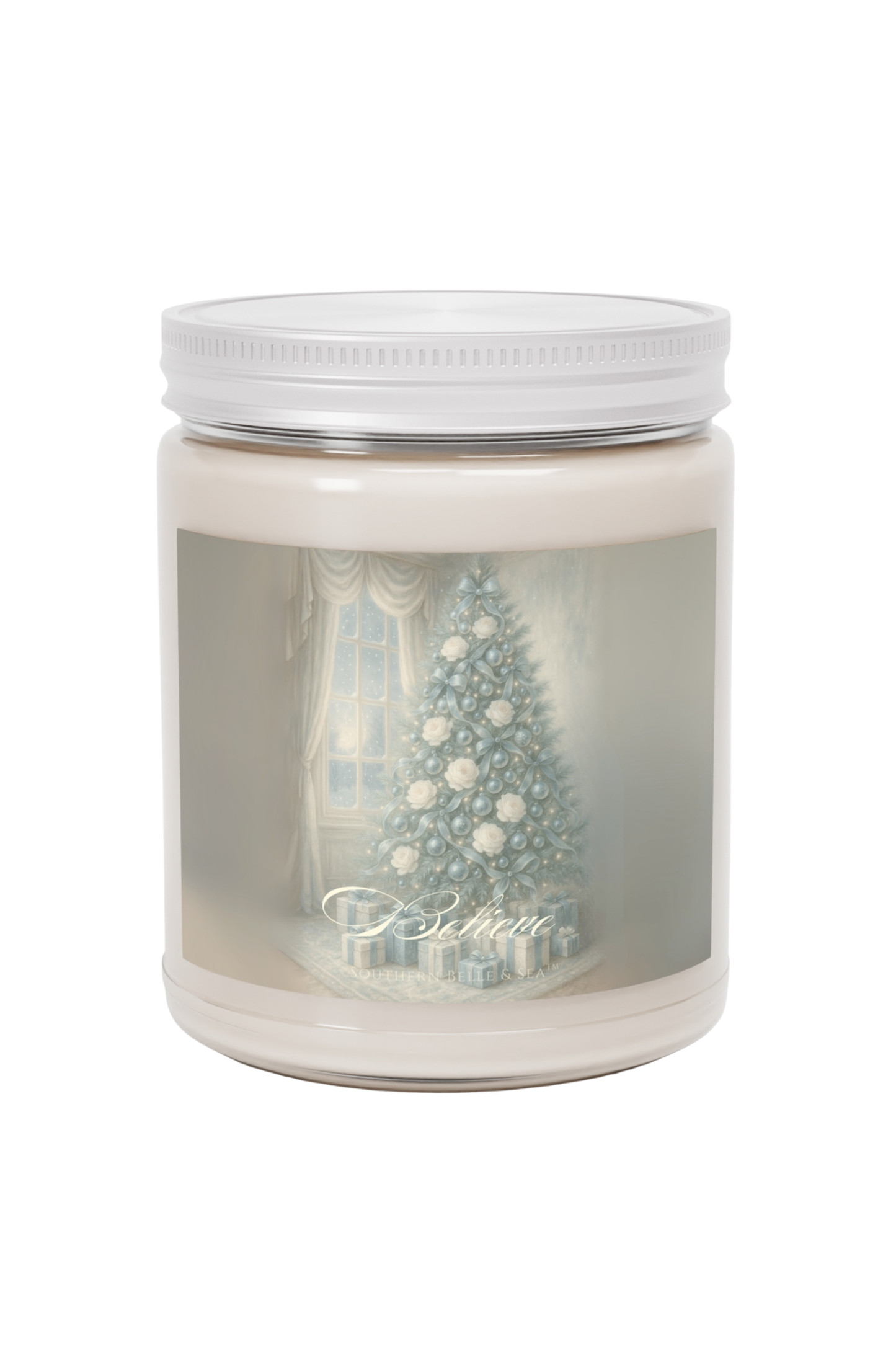 Believe Candle — Fine Art Christmas Collection | Southern Belle & Sea™