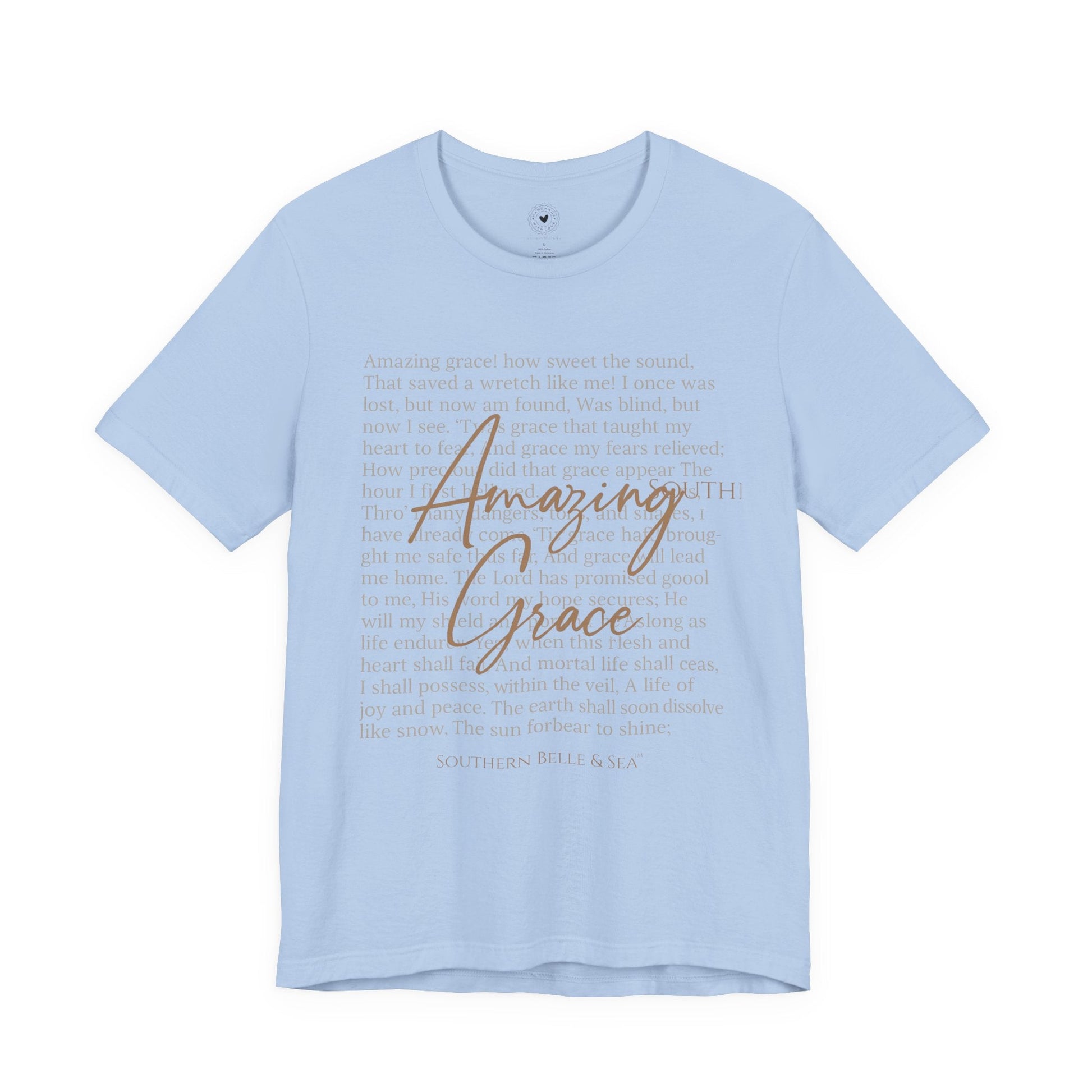 Amazing Grace Faith Tee — 12 Colors | Southern Belle & Sea™ - Southern Belle & Sea