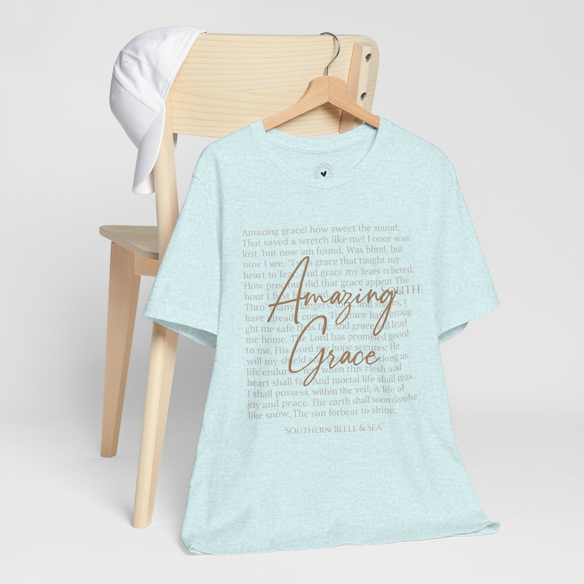 Amazing Grace Faith Tee — 12 Colors | Southern Belle & Sea™ - Southern Belle & Sea