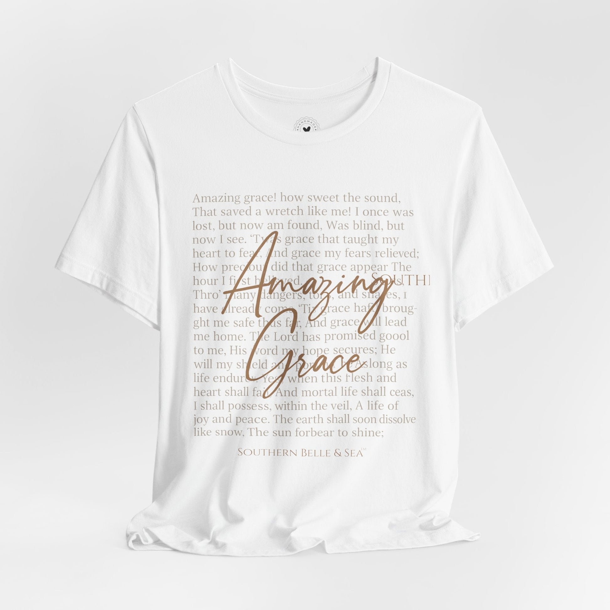 Amazing Grace Faith Tee — 12 Colors | Southern Belle & Sea™ - Southern Belle & Sea