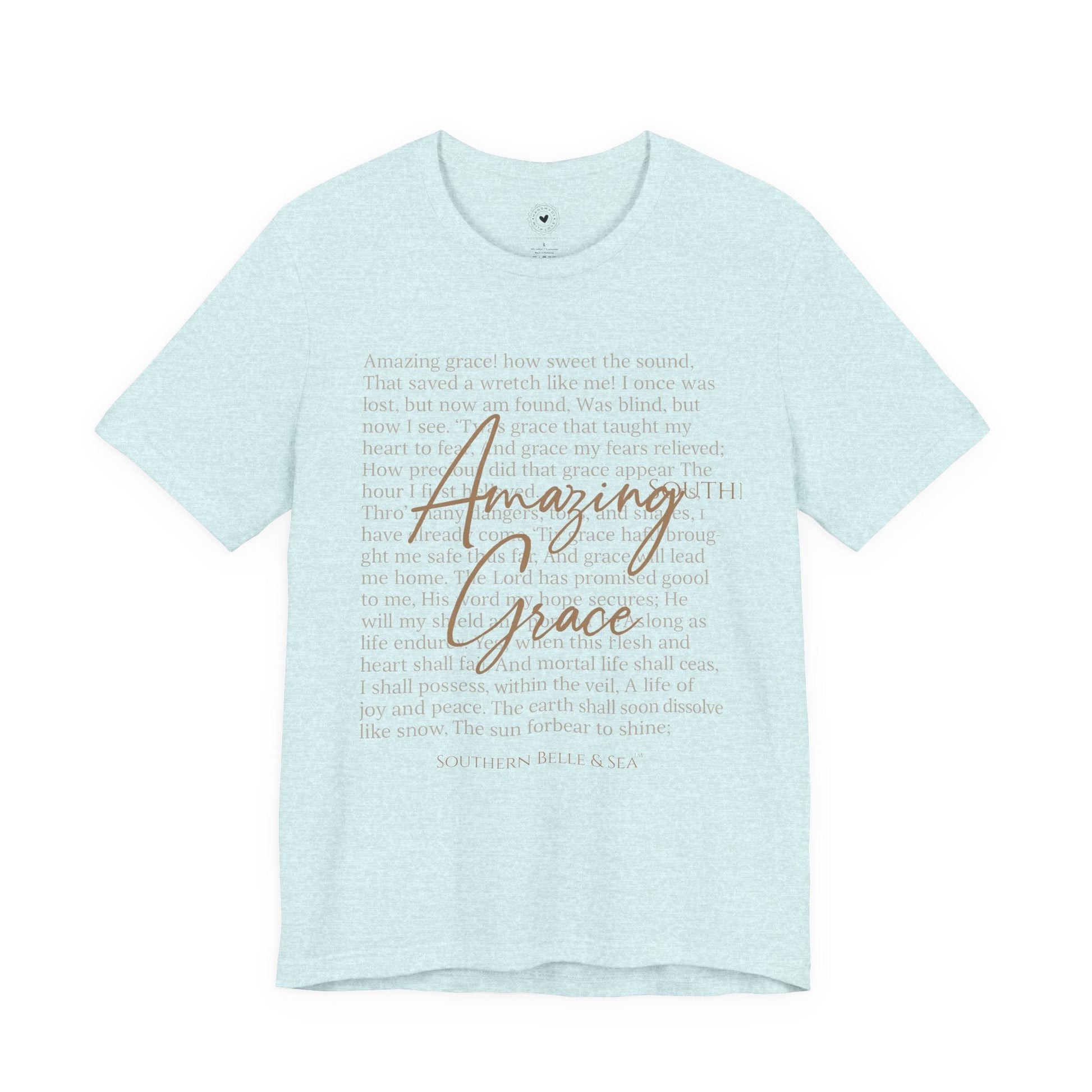Amazing Grace Faith Tee — 12 Colors | Southern Belle & Sea™ - Southern Belle & Sea