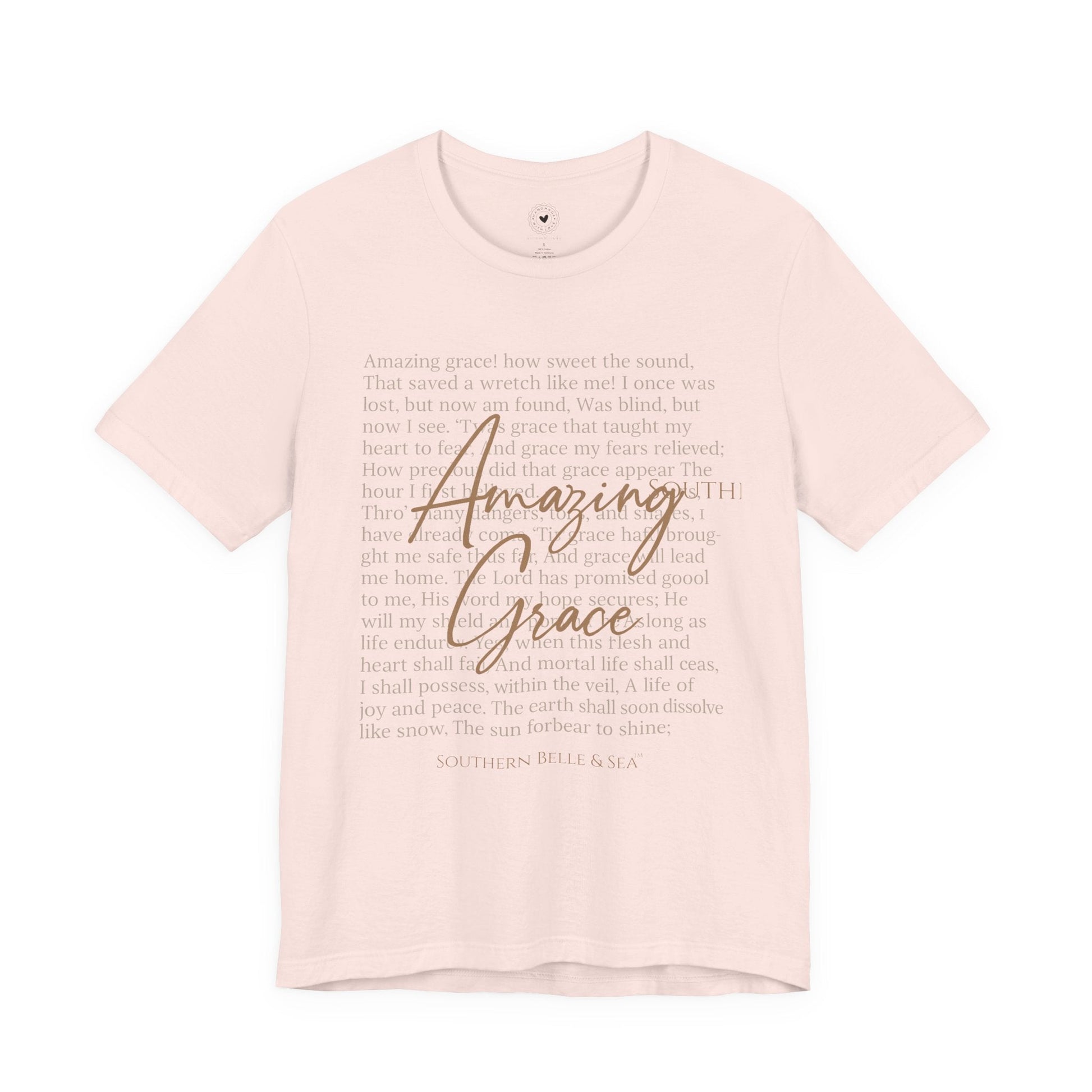 Amazing Grace Faith Tee — 12 Colors | Southern Belle & Sea™ - Southern Belle & Sea