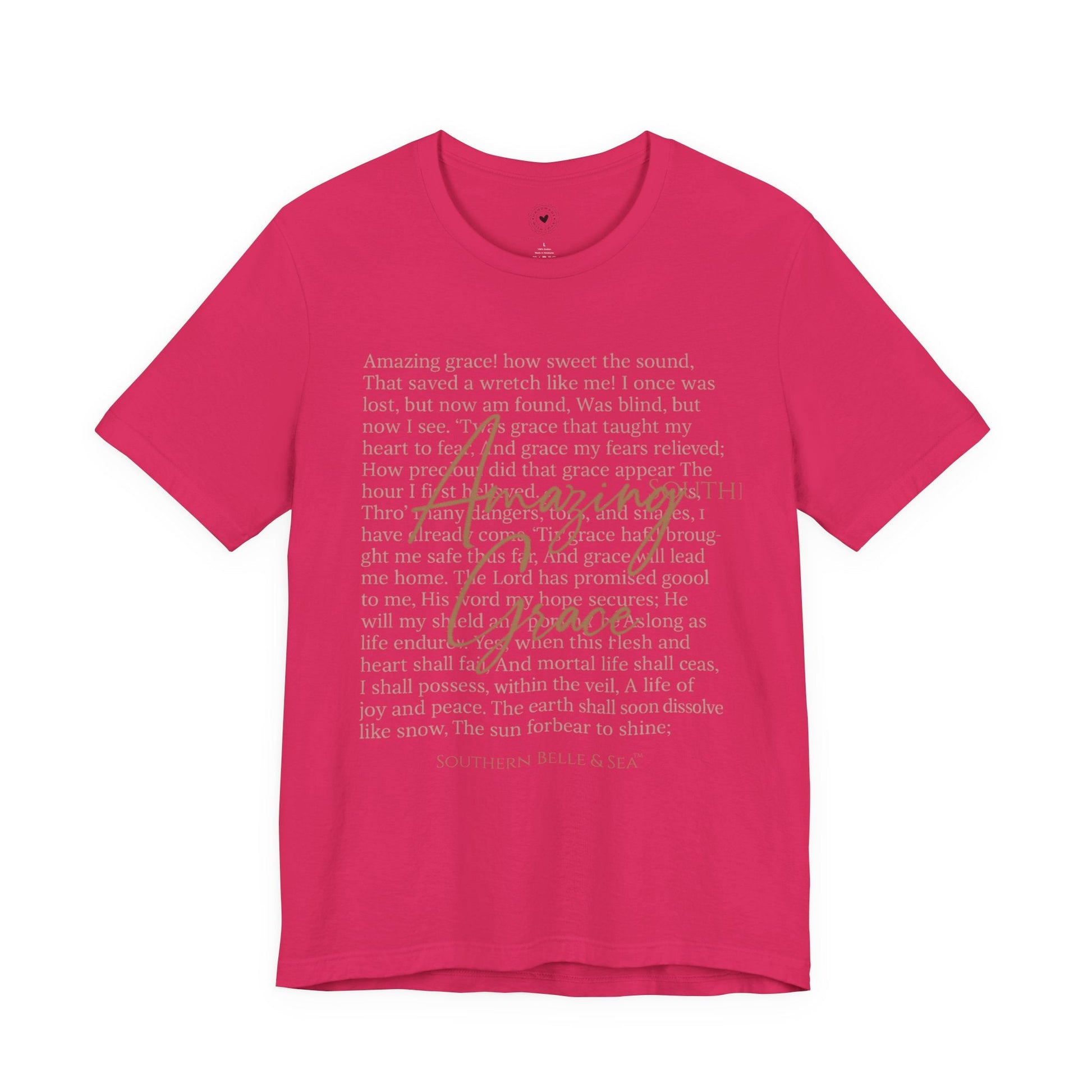 Amazing Grace Faith Tee — 12 Colors | Southern Belle & Sea™ - Southern Belle & Sea