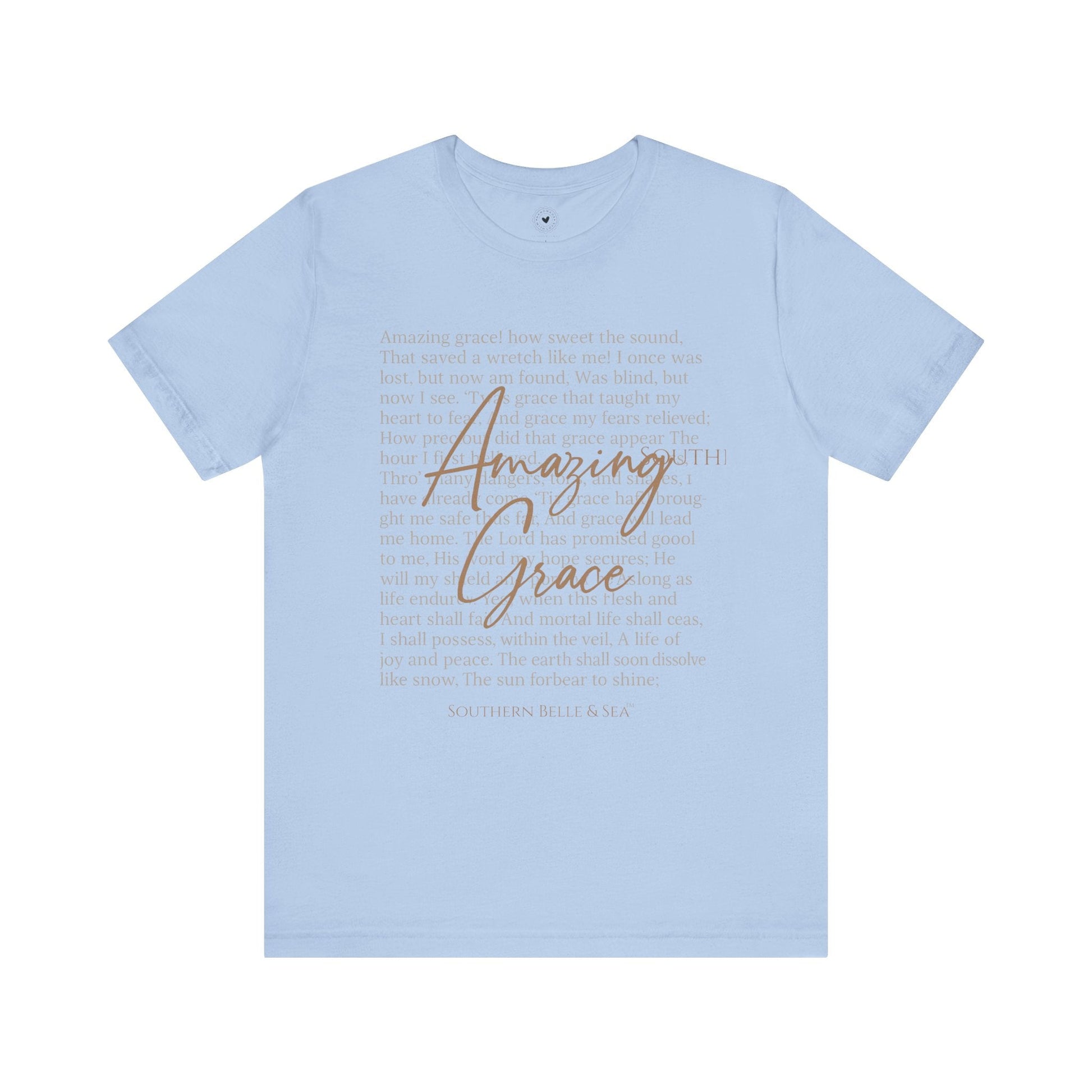 Amazing Grace Faith Tee — 12 Colors | Southern Belle & Sea™ - Southern Belle & Sea