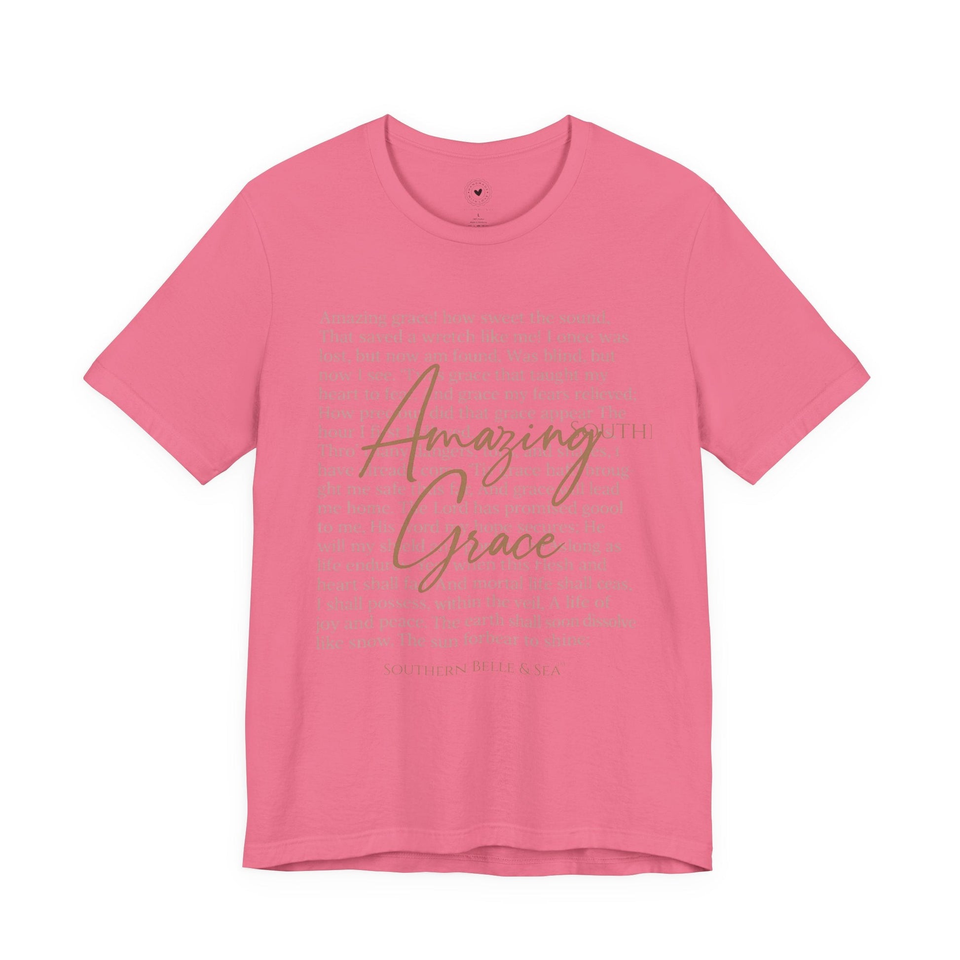 Amazing Grace Faith Tee — 12 Colors | Southern Belle & Sea™ - Southern Belle & Sea