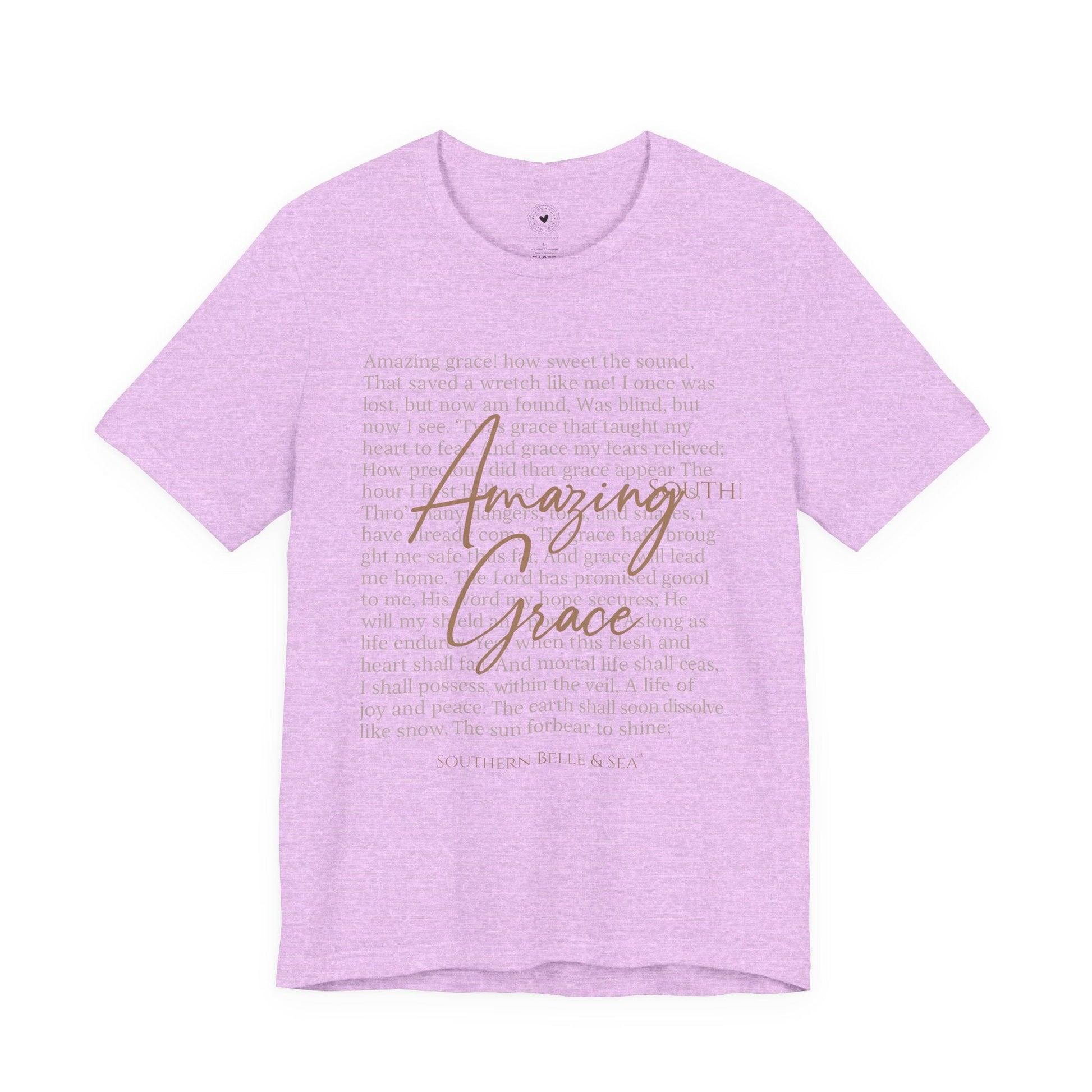 Amazing Grace Faith Tee — 12 Colors | Southern Belle & Sea™ - Southern Belle & Sea