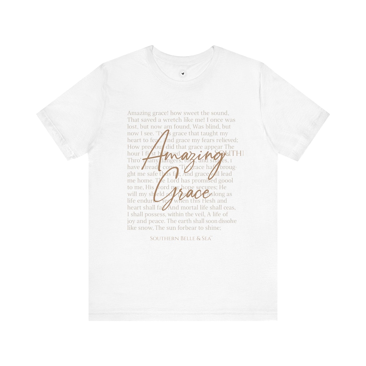 Amazing Grace Faith Tee — 12 Colors | Southern Belle & Sea™ - Southern Belle & Sea