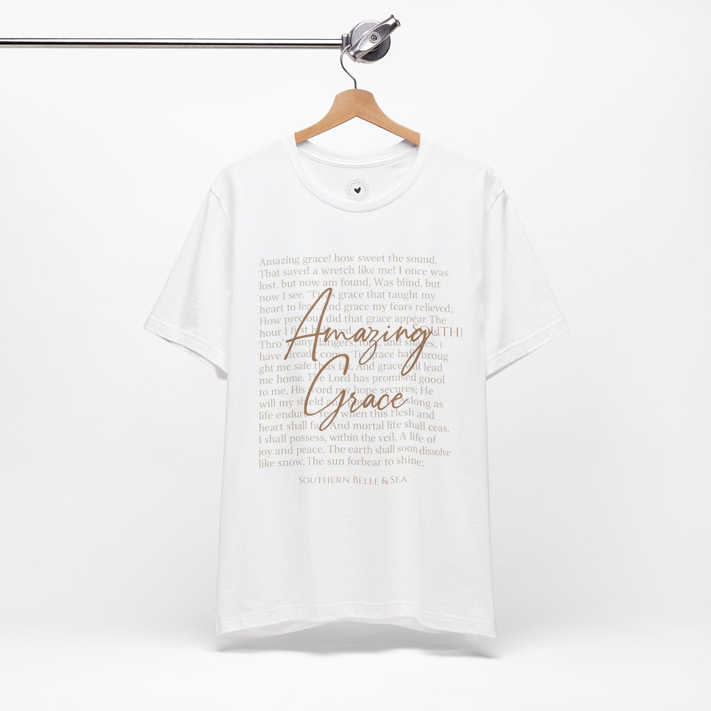 Amazing Grace Faith Tee — 12 Colors | Southern Belle & Sea™ - Southern Belle & Sea