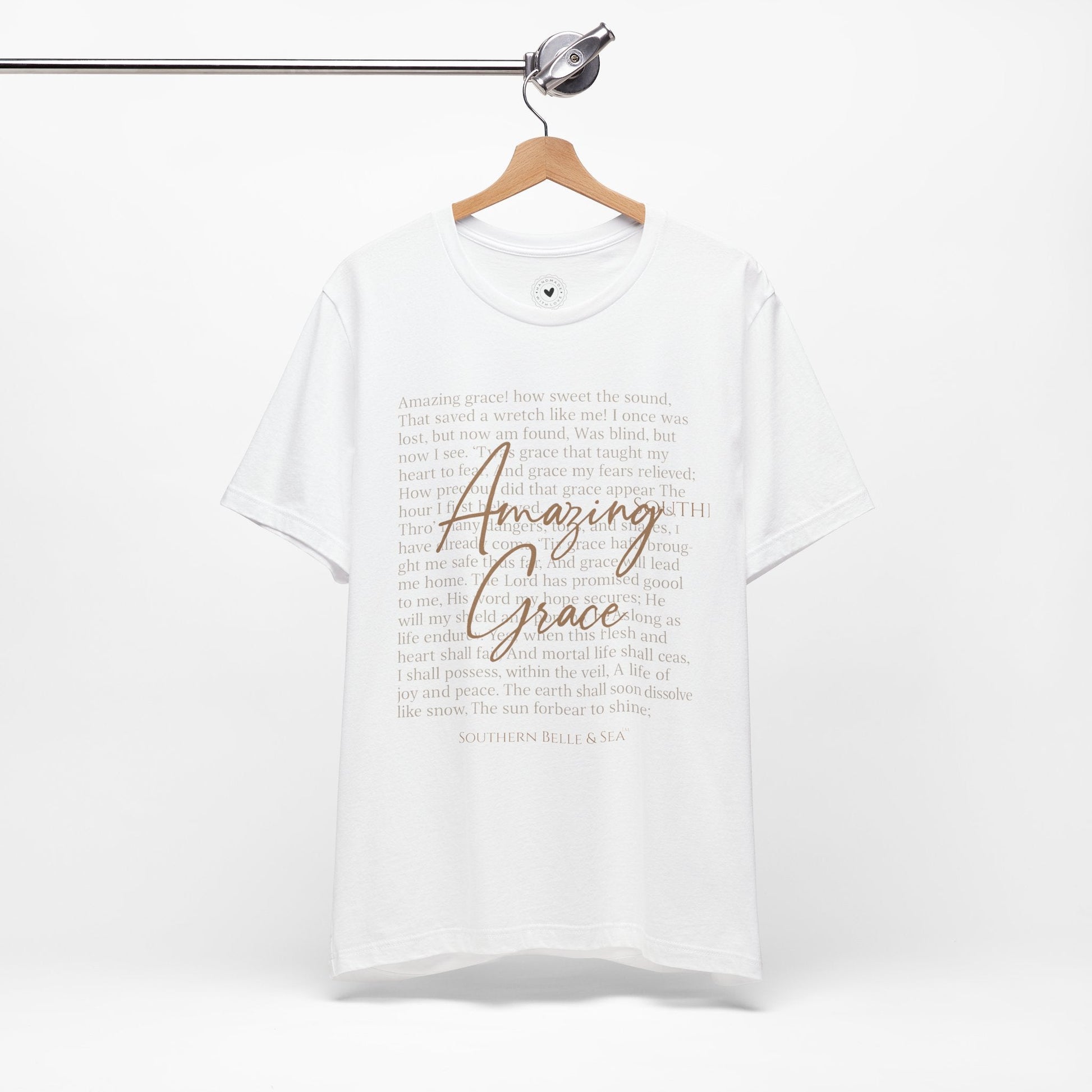 Amazing Grace Faith Tee — 12 Colors | Southern Belle & Sea™ - Southern Belle & Sea