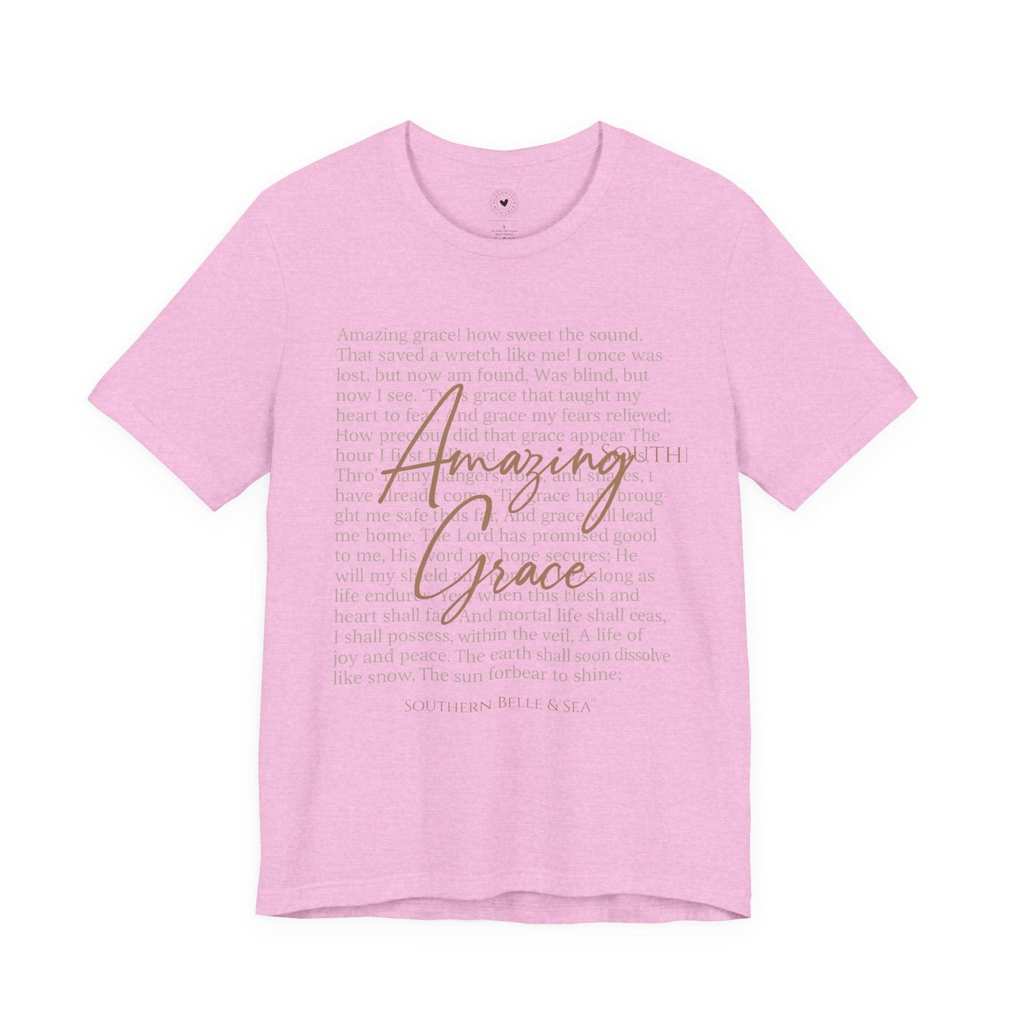 Amazing Grace Faith Tee — 12 Colors | Southern Belle & Sea™ - Southern Belle & Sea