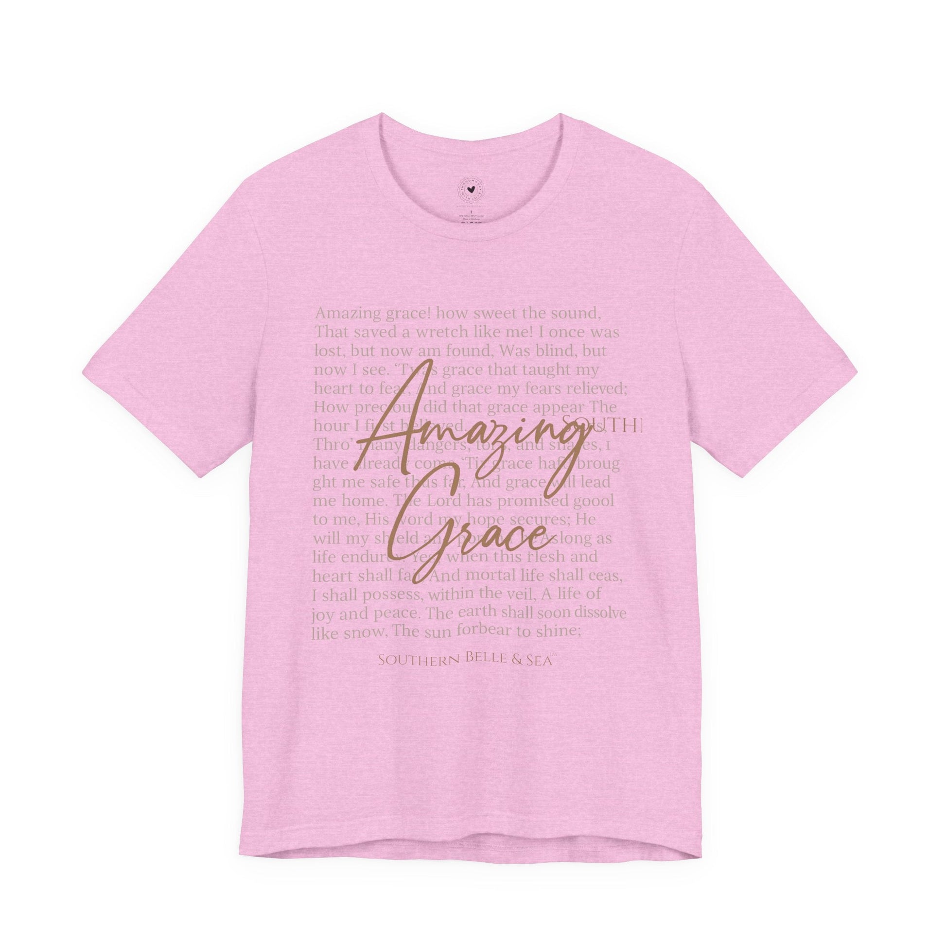 Amazing Grace Faith Tee — 12 Colors | Southern Belle & Sea™ - Southern Belle & Sea