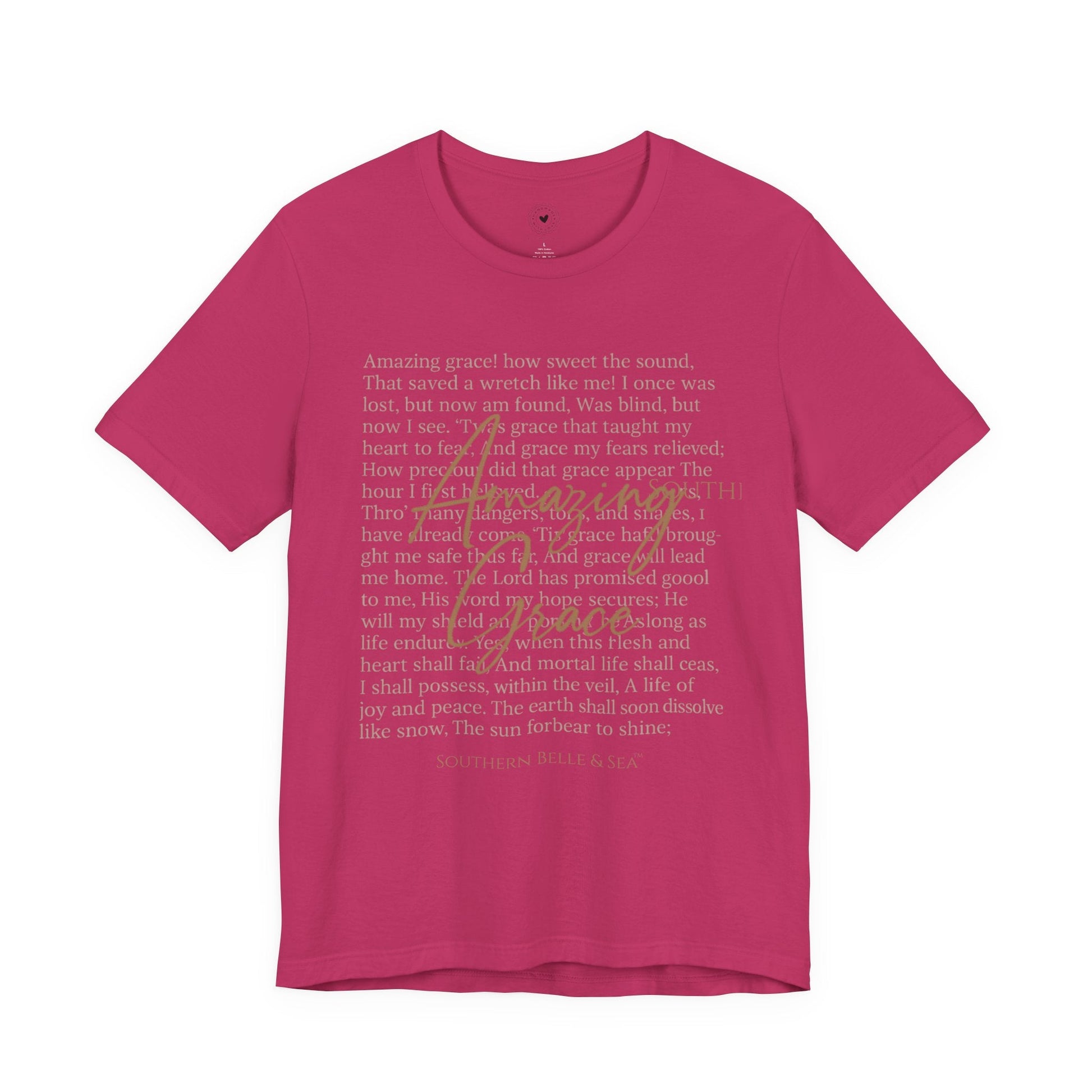 Amazing Grace Faith Tee — 12 Colors | Southern Belle & Sea™ - Southern Belle & Sea
