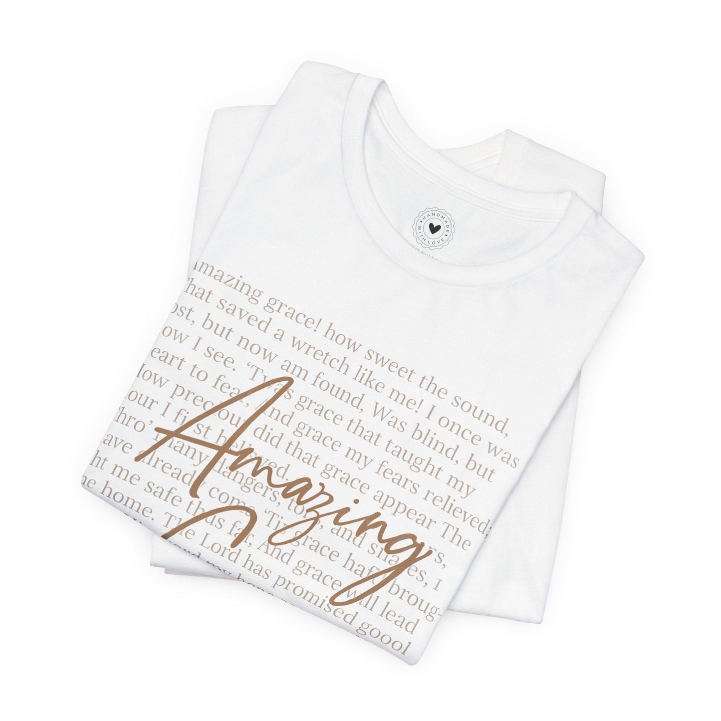 “Amazing Grace” Unisex Faith Tee — Christian Hymn Shirt for Men & Women | Southern Belle & Sea™ - Southern Belle & Sea