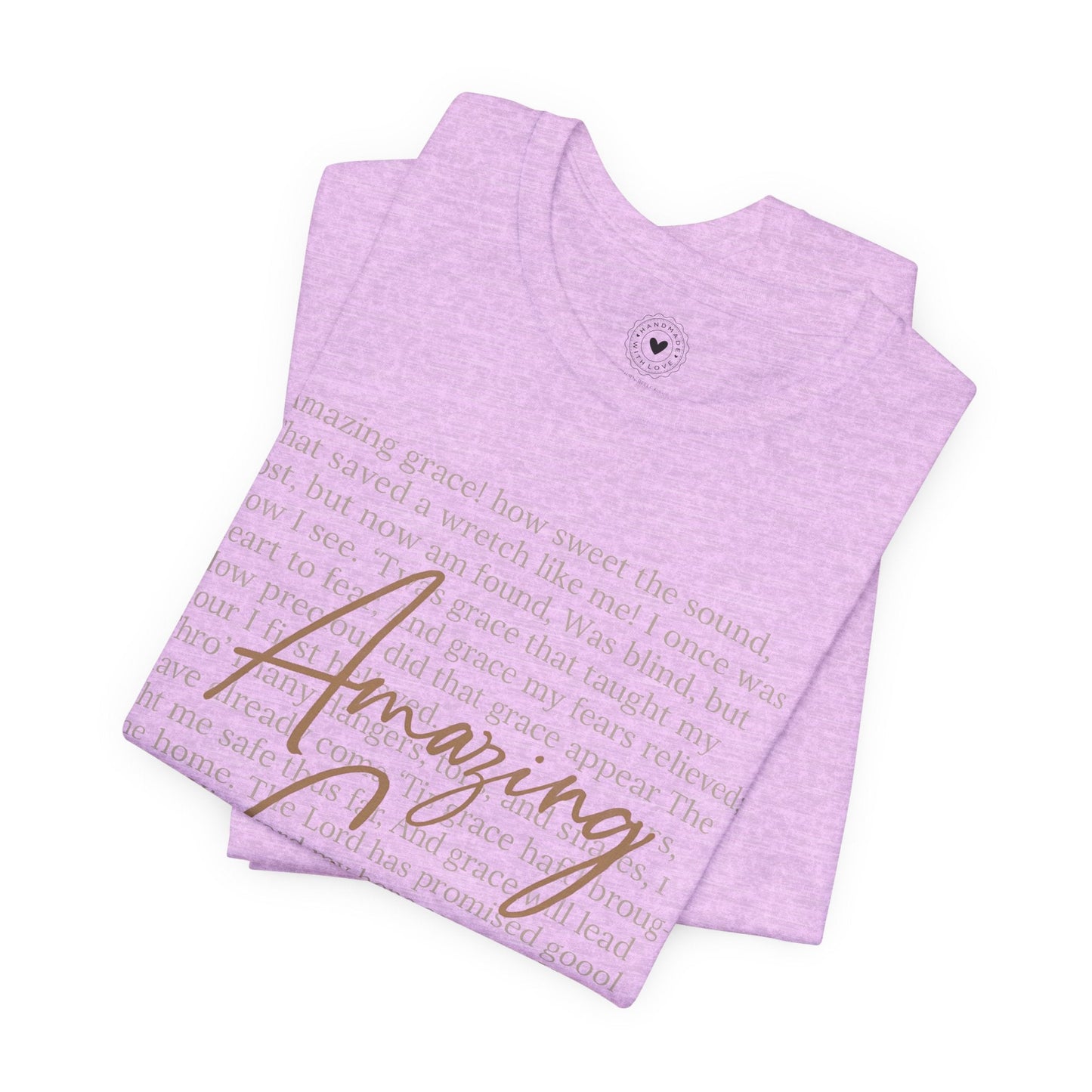 “Amazing Grace” Unisex Faith Tee — Christian Hymn Shirt for Men & Women | Southern Belle & Sea™ - Southern Belle & Sea