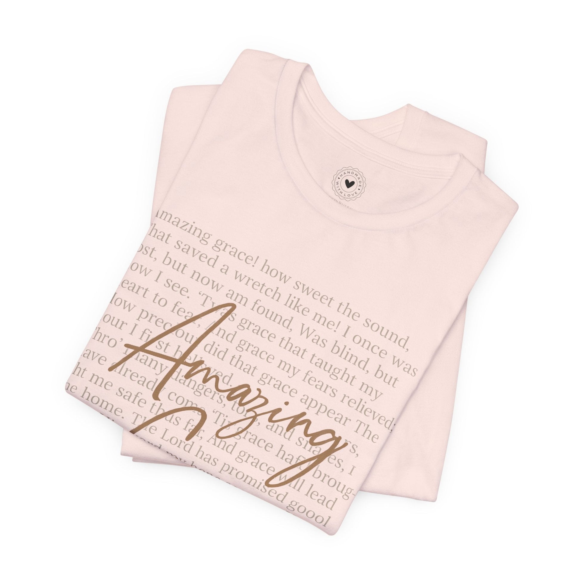 “Amazing Grace” Unisex Faith Tee — Christian Hymn Shirt for Men & Women | Southern Belle & Sea™ - Southern Belle & Sea