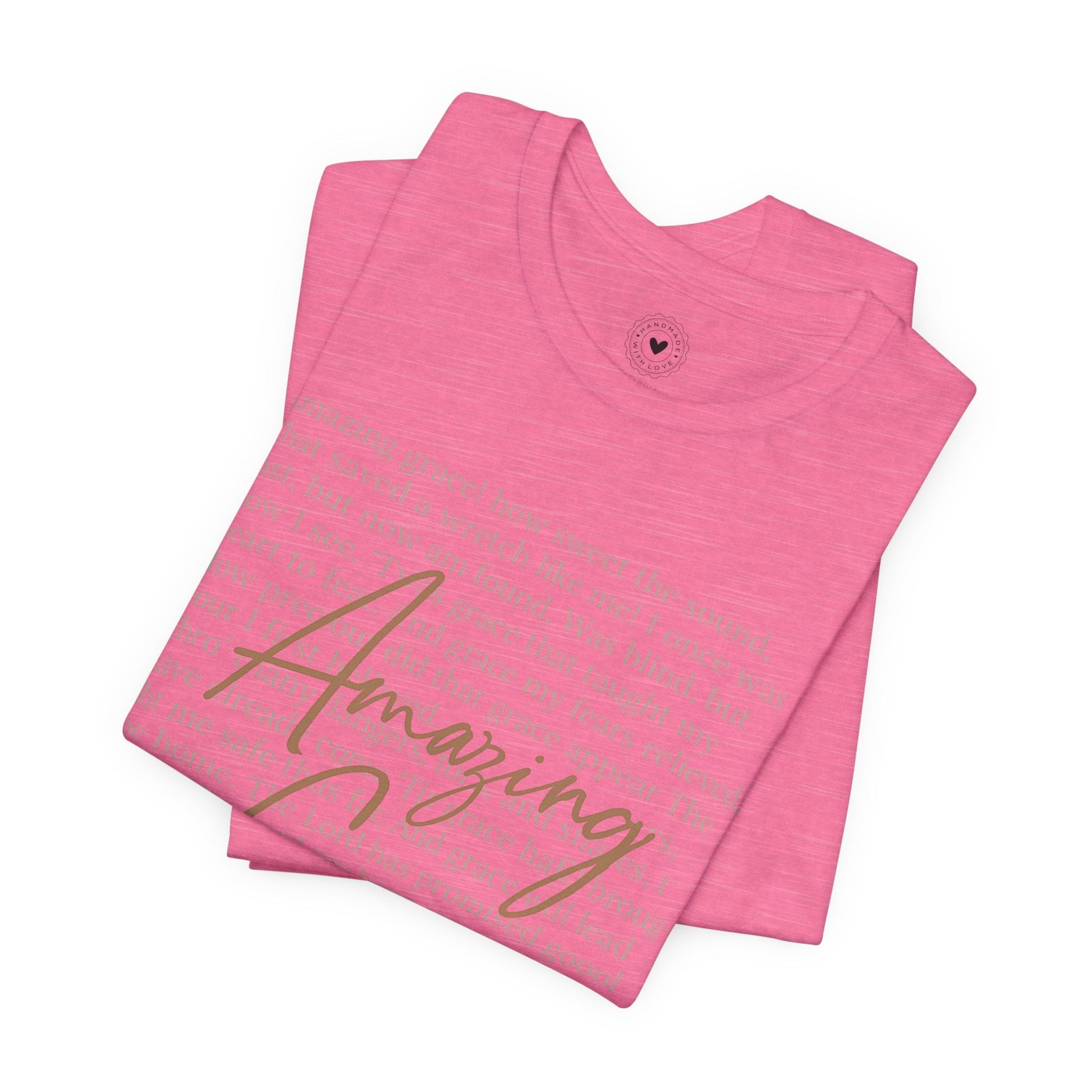 “Amazing Grace” Unisex Faith Tee — Christian Hymn Shirt for Men & Women | Southern Belle & Sea™ - Southern Belle & Sea