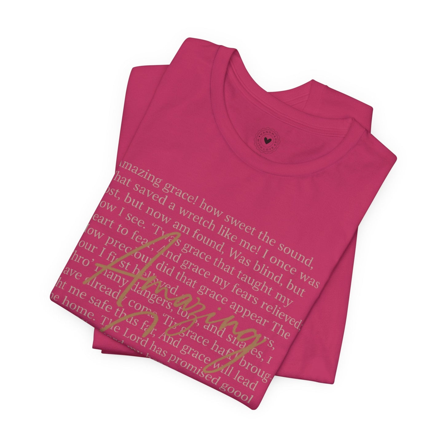 “Amazing Grace” Unisex Faith Tee — Christian Hymn Shirt for Men & Women | Southern Belle & Sea™ - Southern Belle & Sea