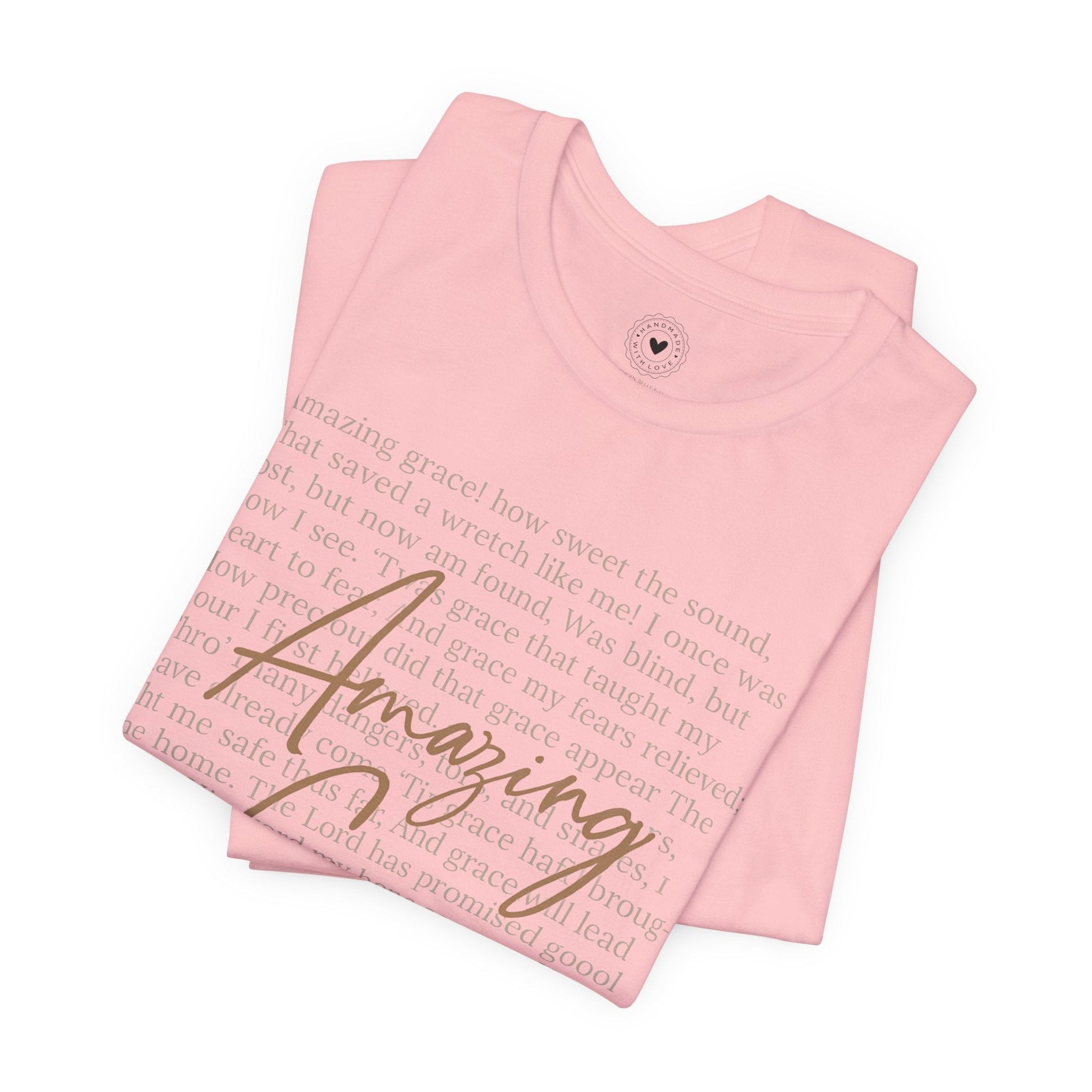 “Amazing Grace” Unisex Faith Tee — Christian Hymn Shirt for Men & Women | Southern Belle & Sea™ - Southern Belle & Sea