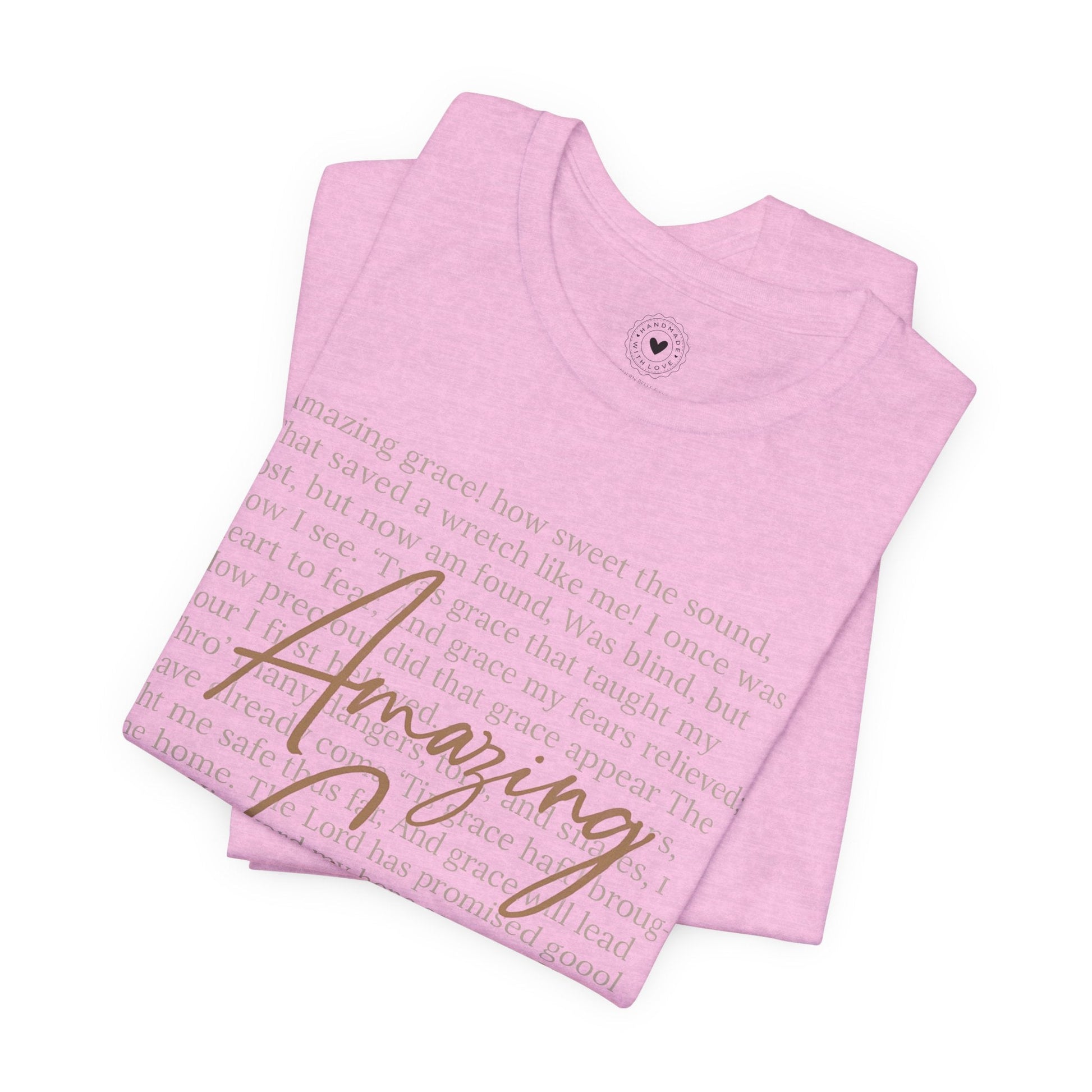 “Amazing Grace” Unisex Faith Tee — Christian Hymn Shirt for Men & Women | Southern Belle & Sea™ - Southern Belle & Sea