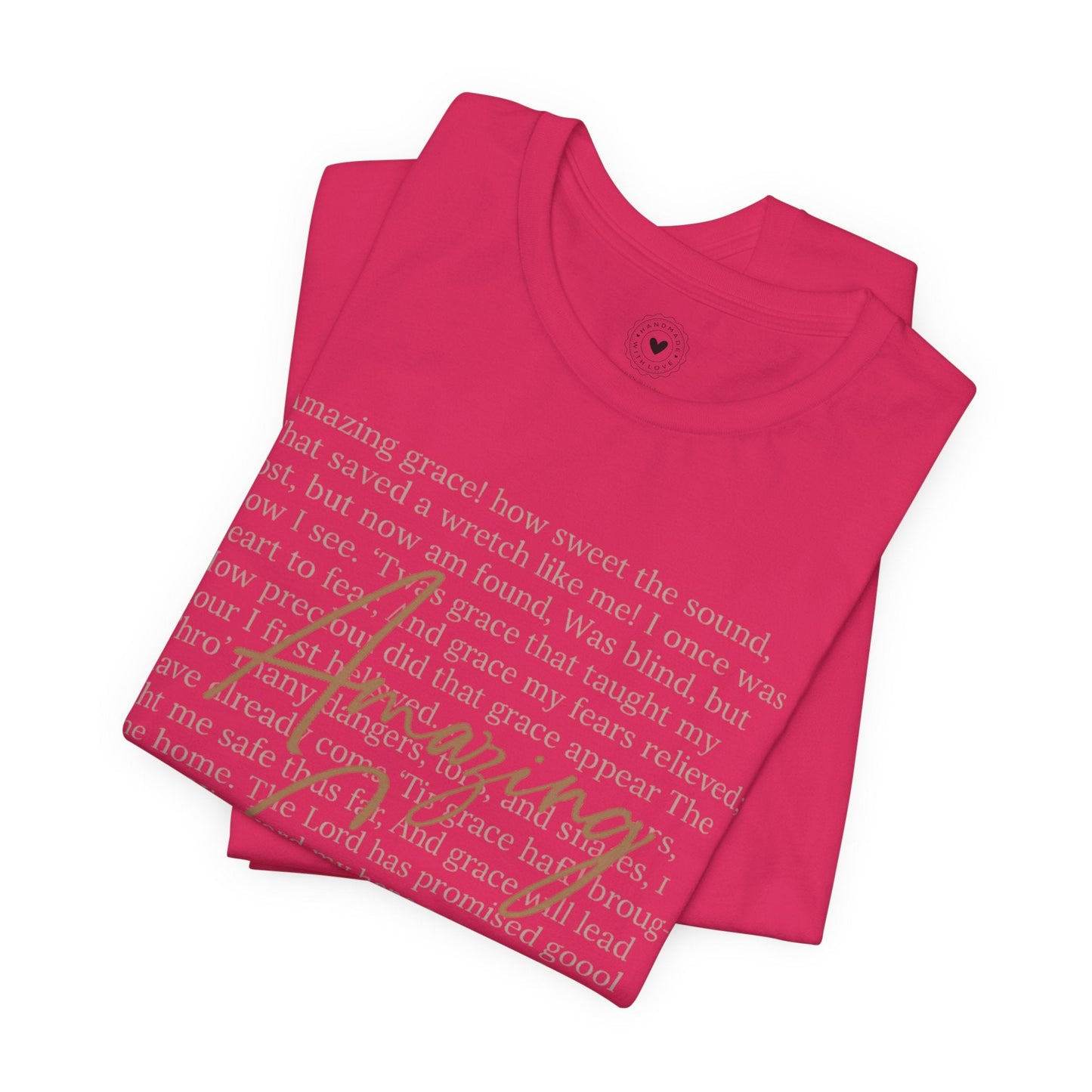 “Amazing Grace” Unisex Faith Tee — Christian Hymn Shirt for Men & Women | Southern Belle & Sea™ - Southern Belle & Sea