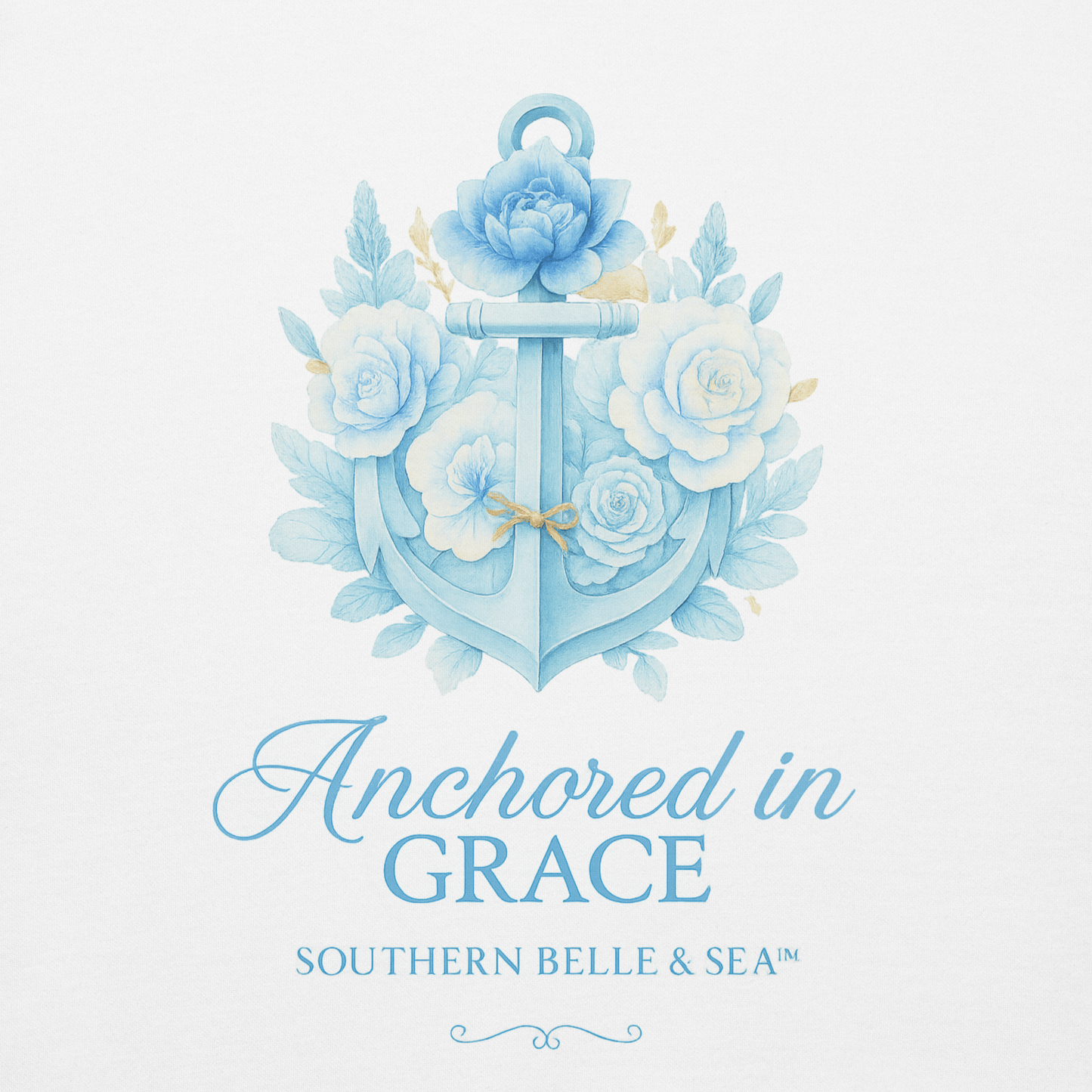 Anchored in Grace | Premium Sweatshirt | Southern Belle & Sea™ - Southern Belle & Sea