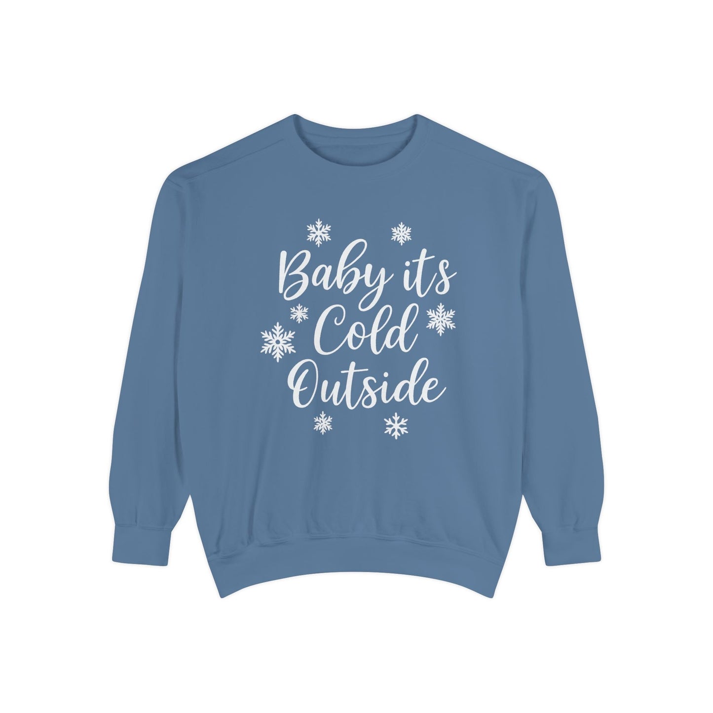 “Baby It’s Cold Outside” Christmas Sweatshirt — 6 Colors | Southern Belle & Sea™ - Southern Belle & Sea