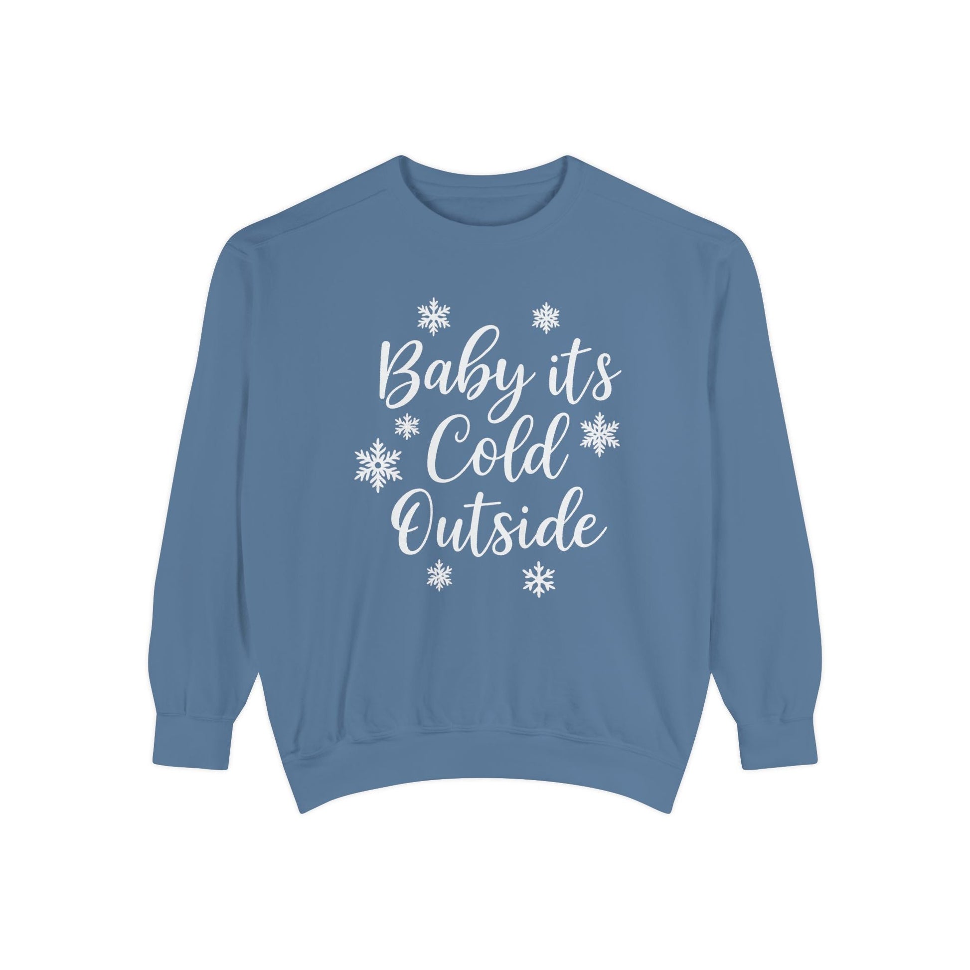 “Baby It’s Cold Outside” Christmas Sweatshirt — 6 Colors | Southern Belle & Sea™ - Southern Belle & Sea