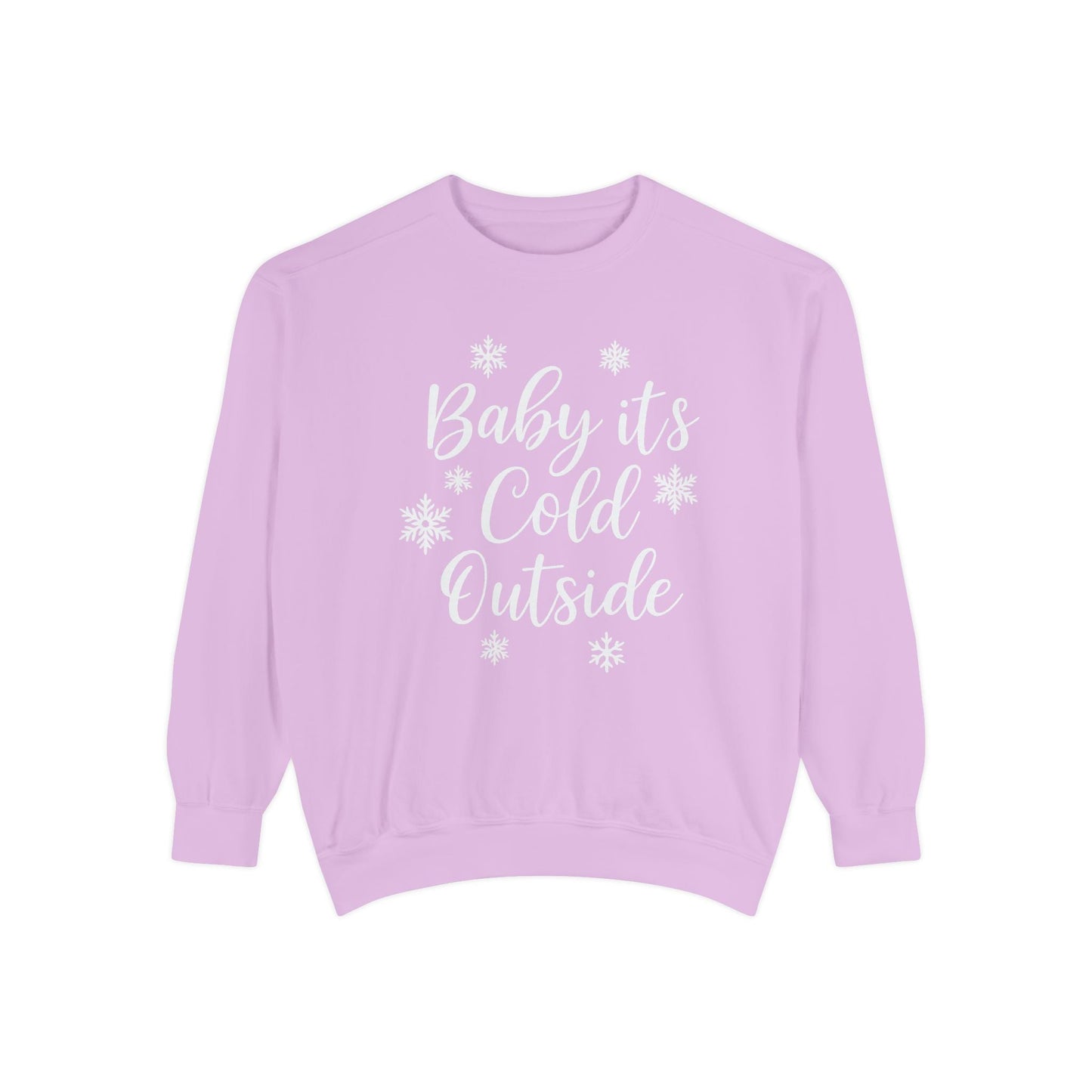 “Baby It’s Cold Outside” Christmas Sweatshirt — 6 Colors | Southern Belle & Sea™ - Southern Belle & Sea