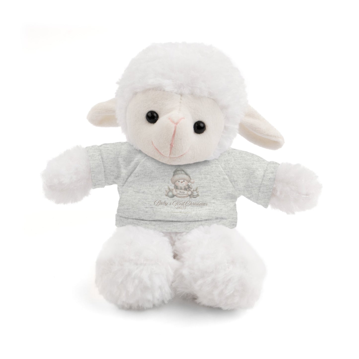 Baby’s First Christmas Lamb Plush — Personalized Holiday Keepsake | Southern Belle & Sea™ - Southern Belle & Sea