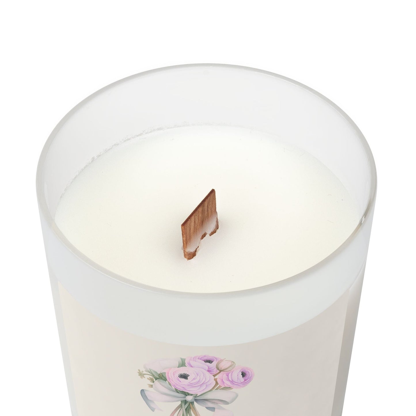 Be Still and Know” (11 oz) Frosted Wooden Wick Candle | Southern Belle & Sea™ - Southern Belle & Sea